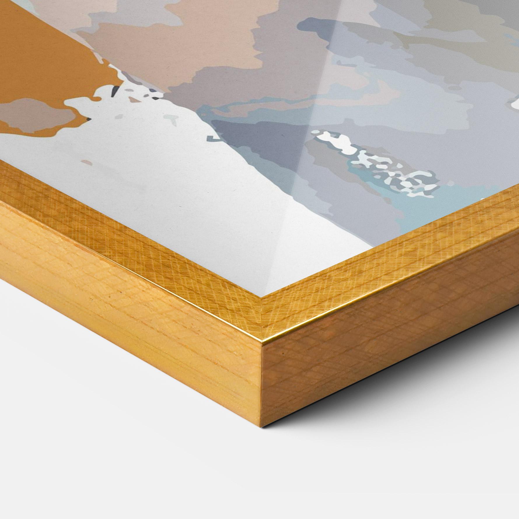 Poster Înrămat Polar White Bear mockup 3