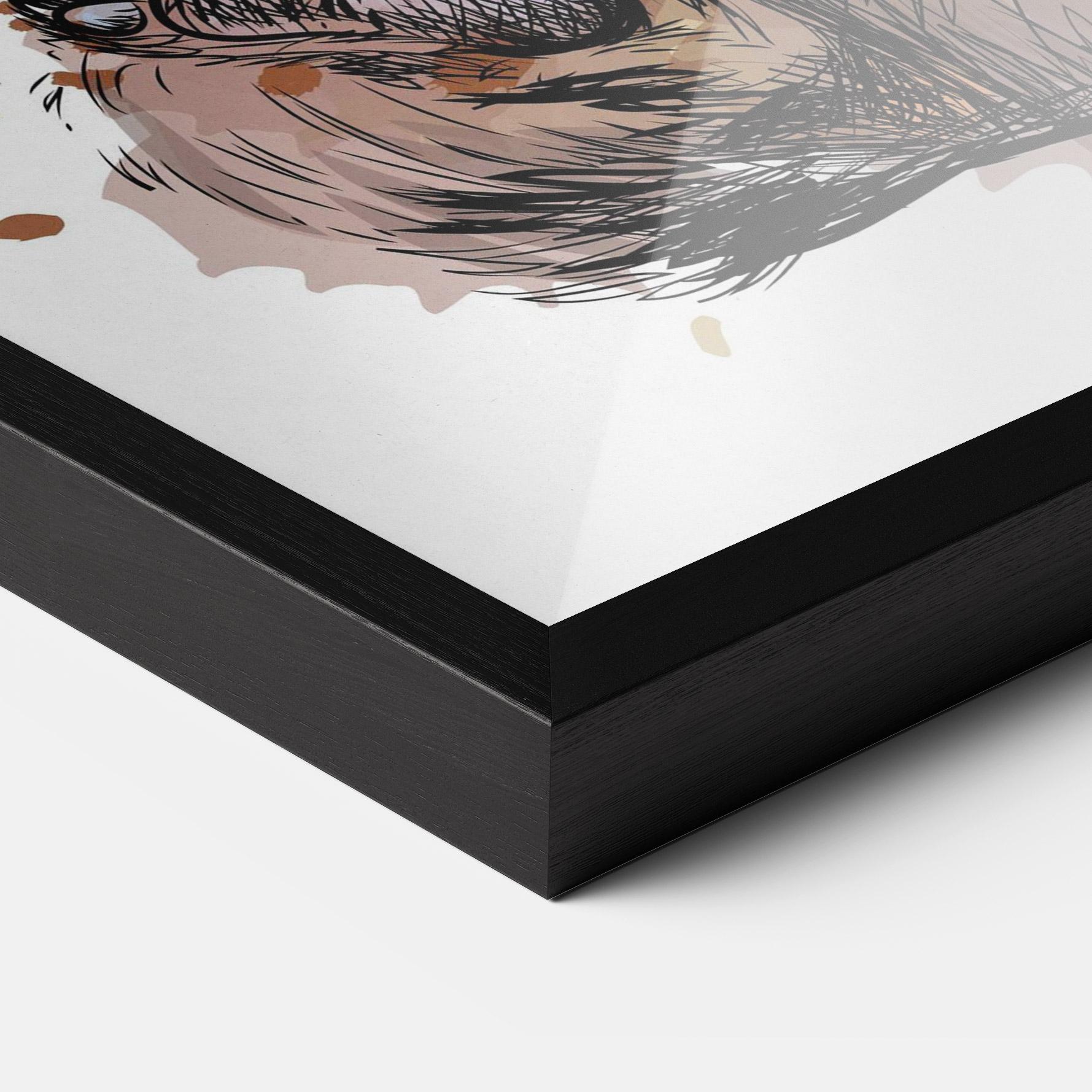 Poster Înrămat Butterfly Bear mockup 3