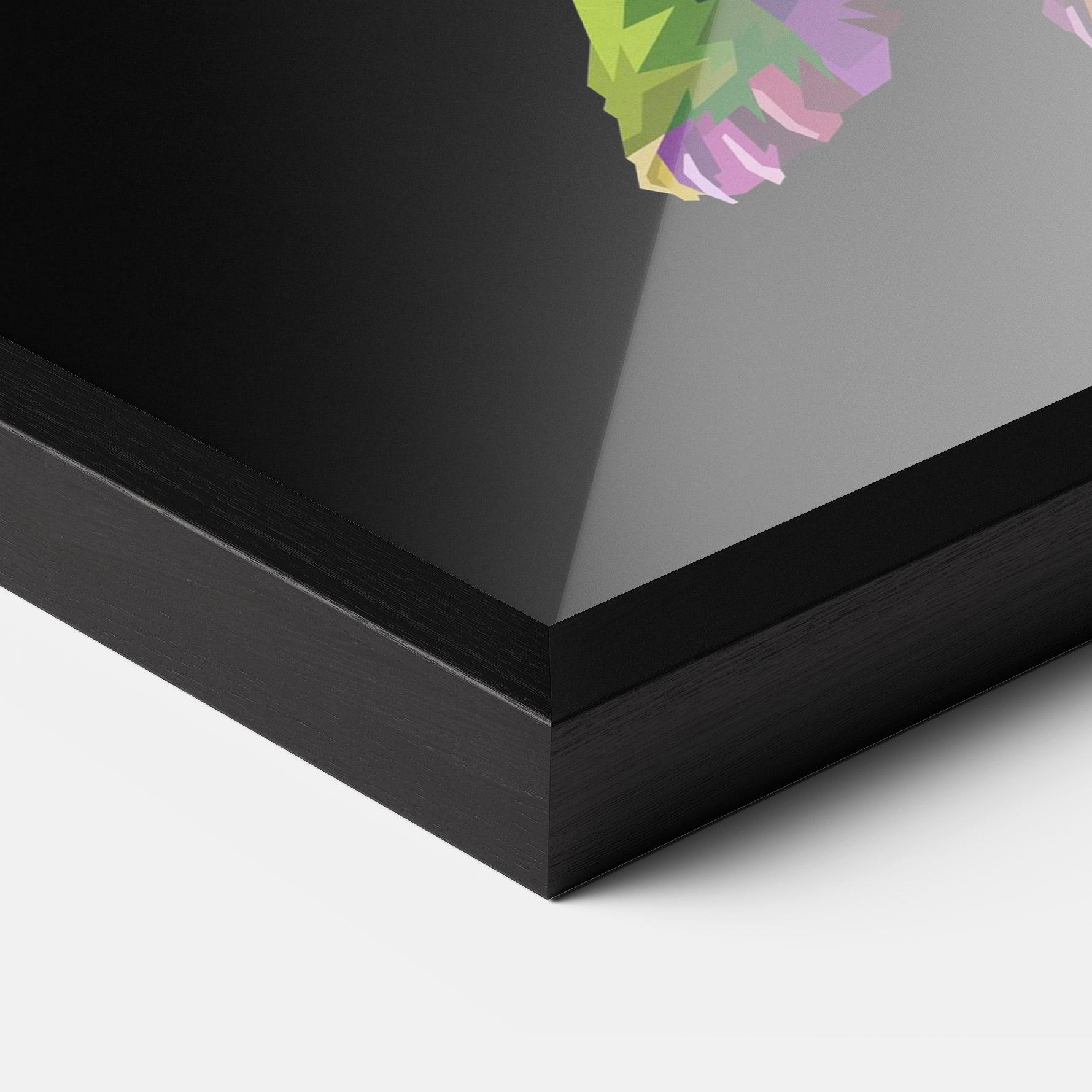 Poster Înrămat Colorful Icebear mockup 3