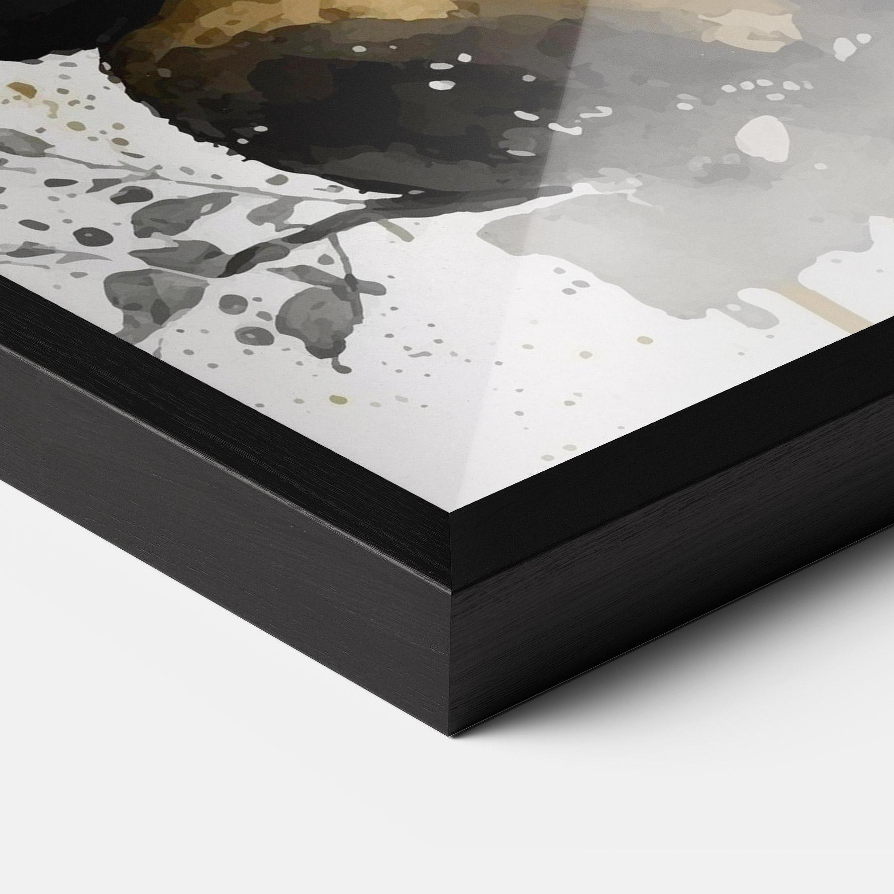 Poster Înrămat Gold Panda Art mockup 3