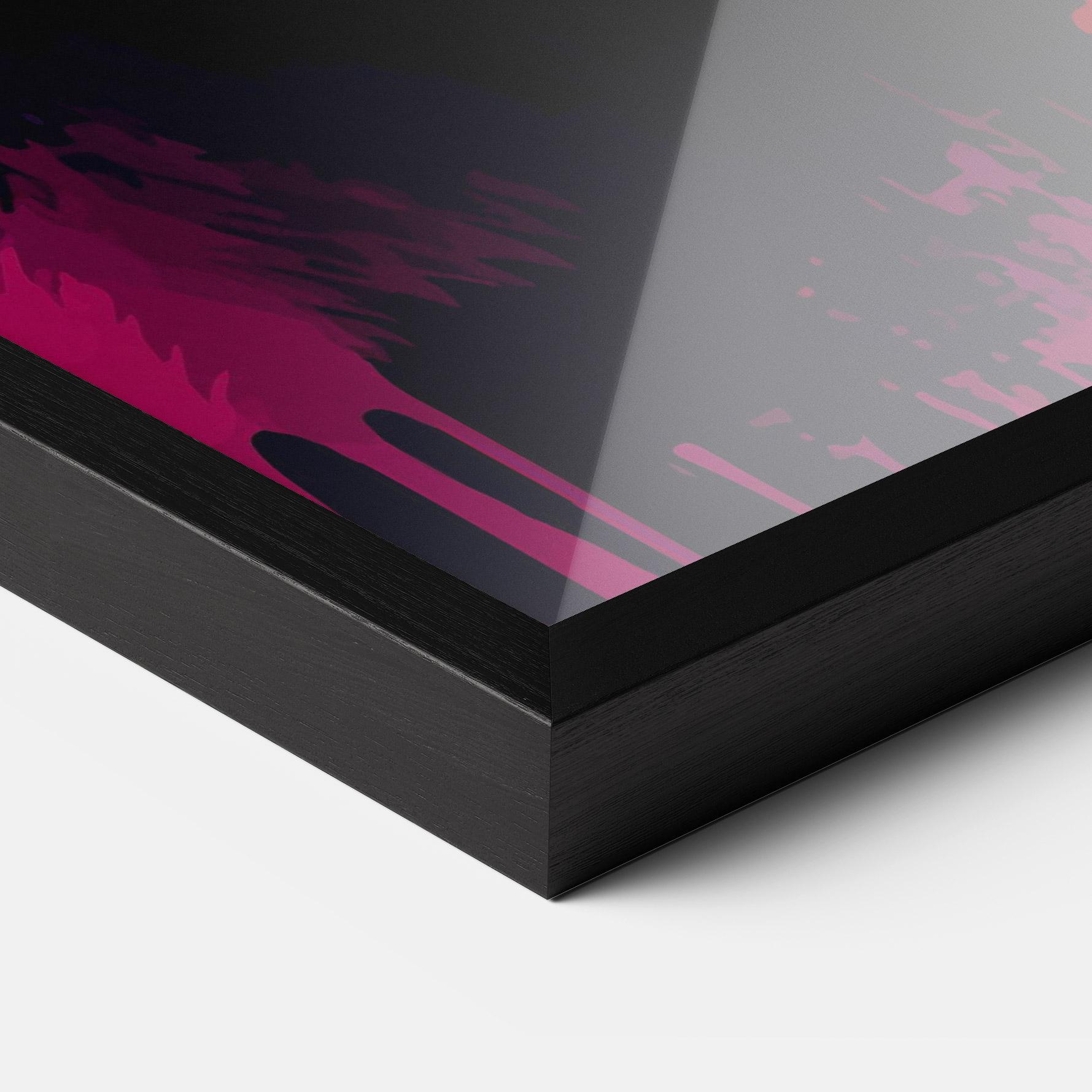 Poster Înrămat Panda Color Art mockup 3