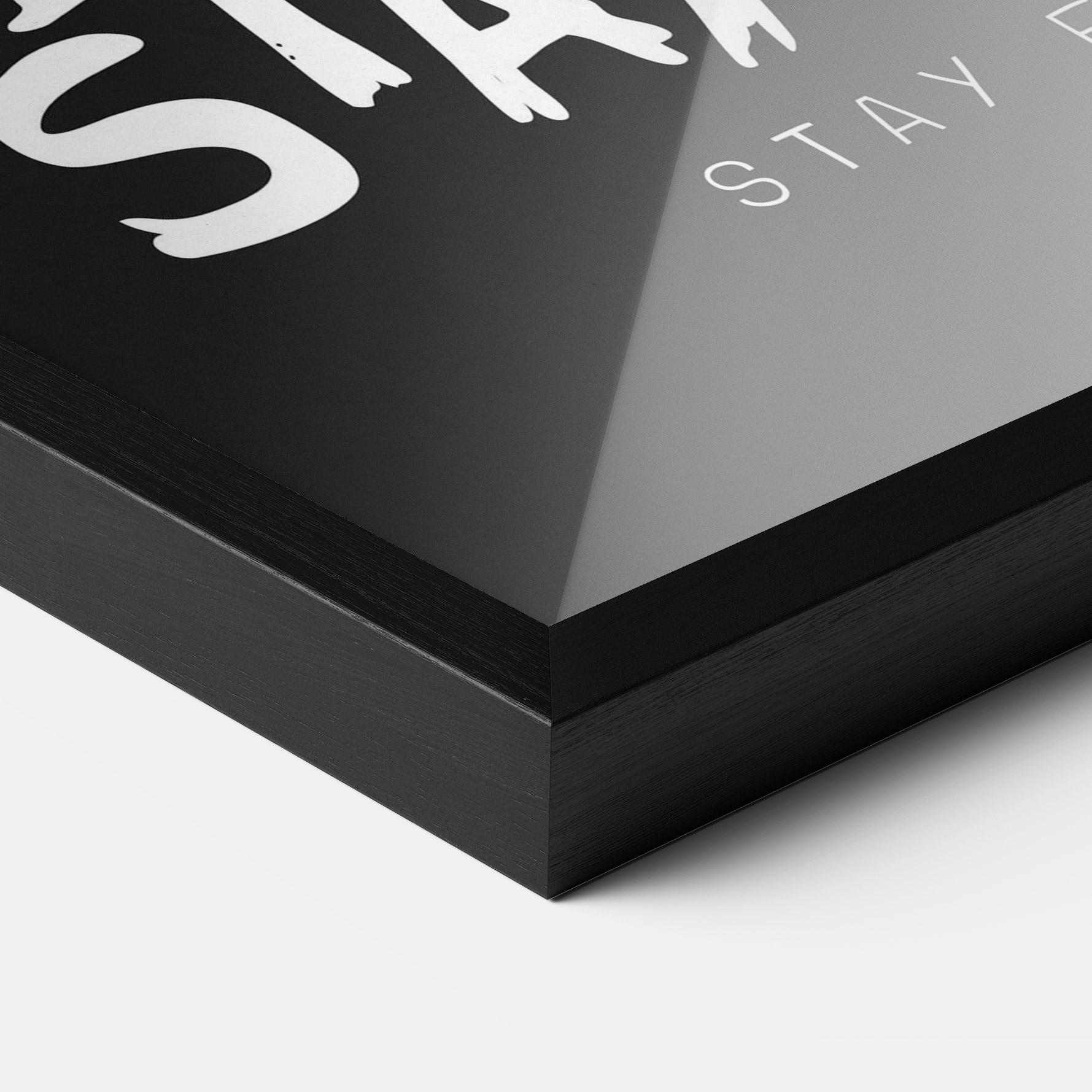 Poster Înrămat Stay High mockup 3