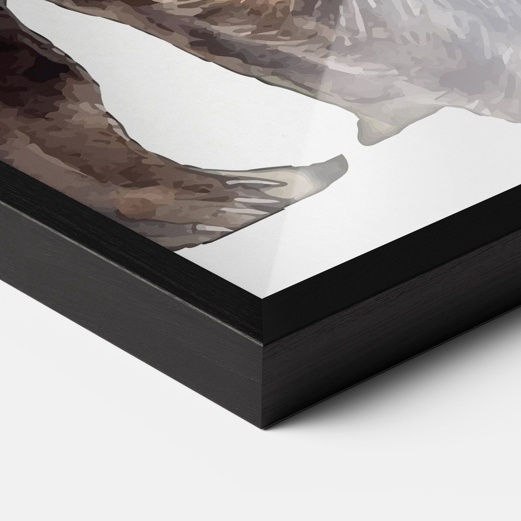 Watercolor Bear Art mockup 3