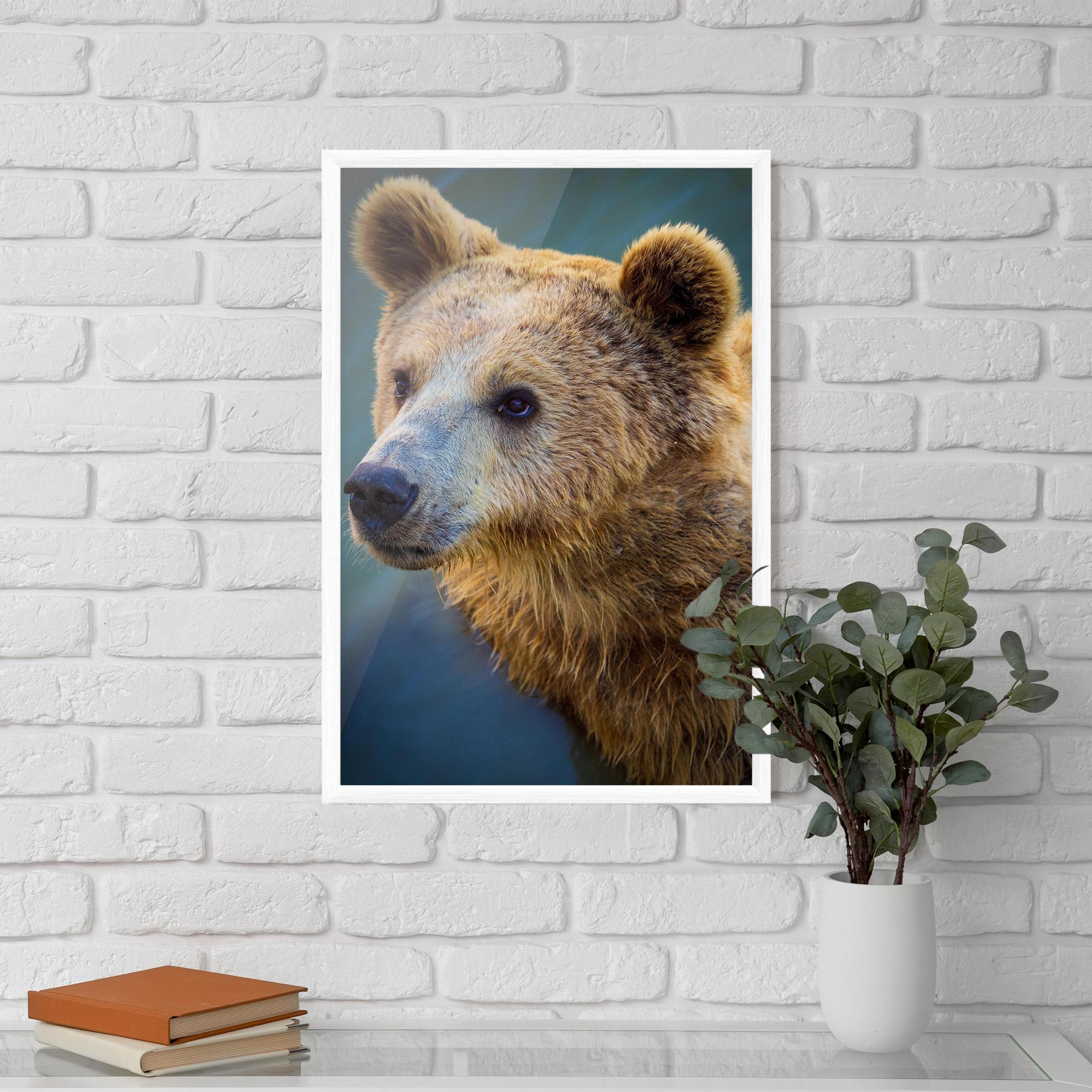 Poster Înrămat Bear Head mockup 5