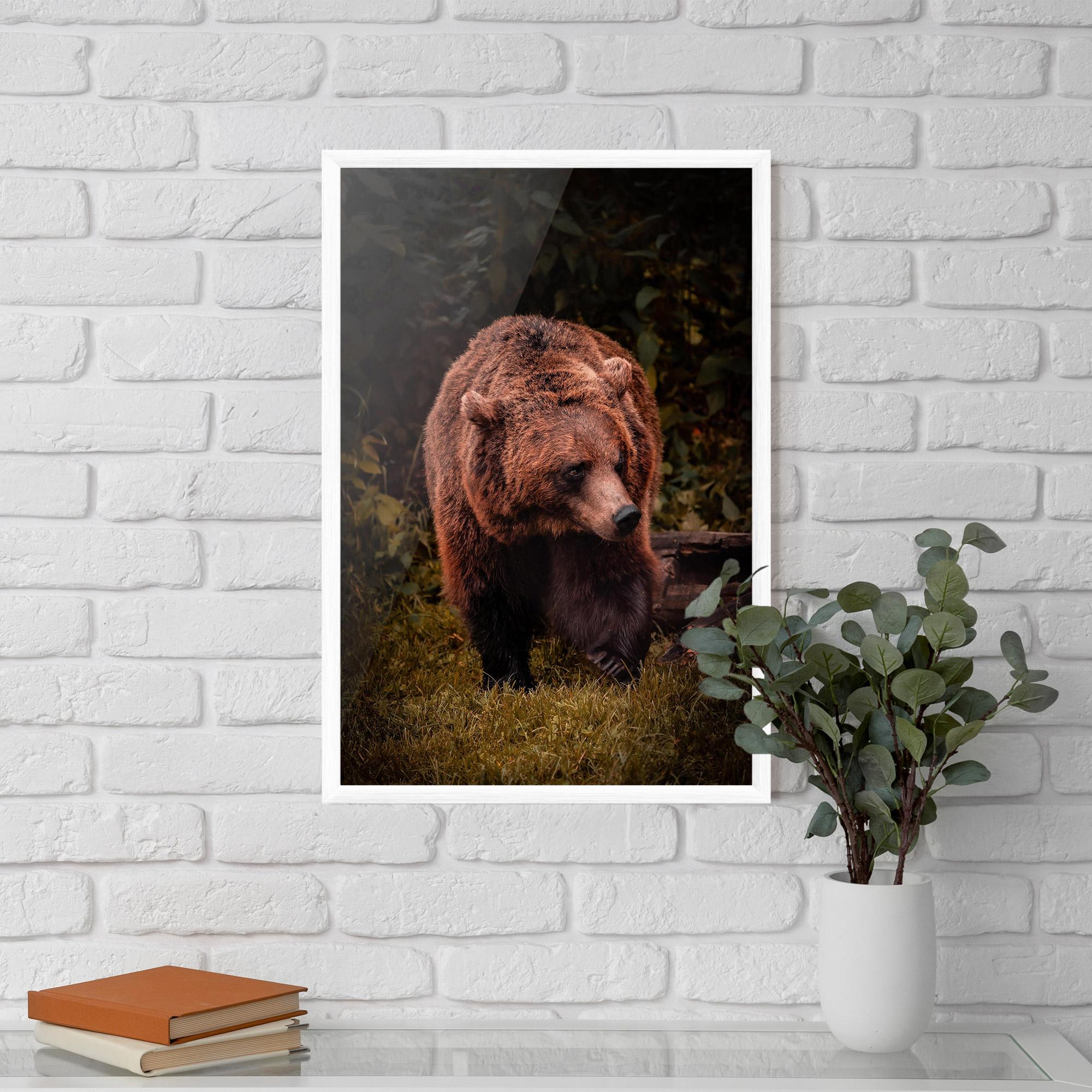 Poster Înrămat Brown Bear mockup 5