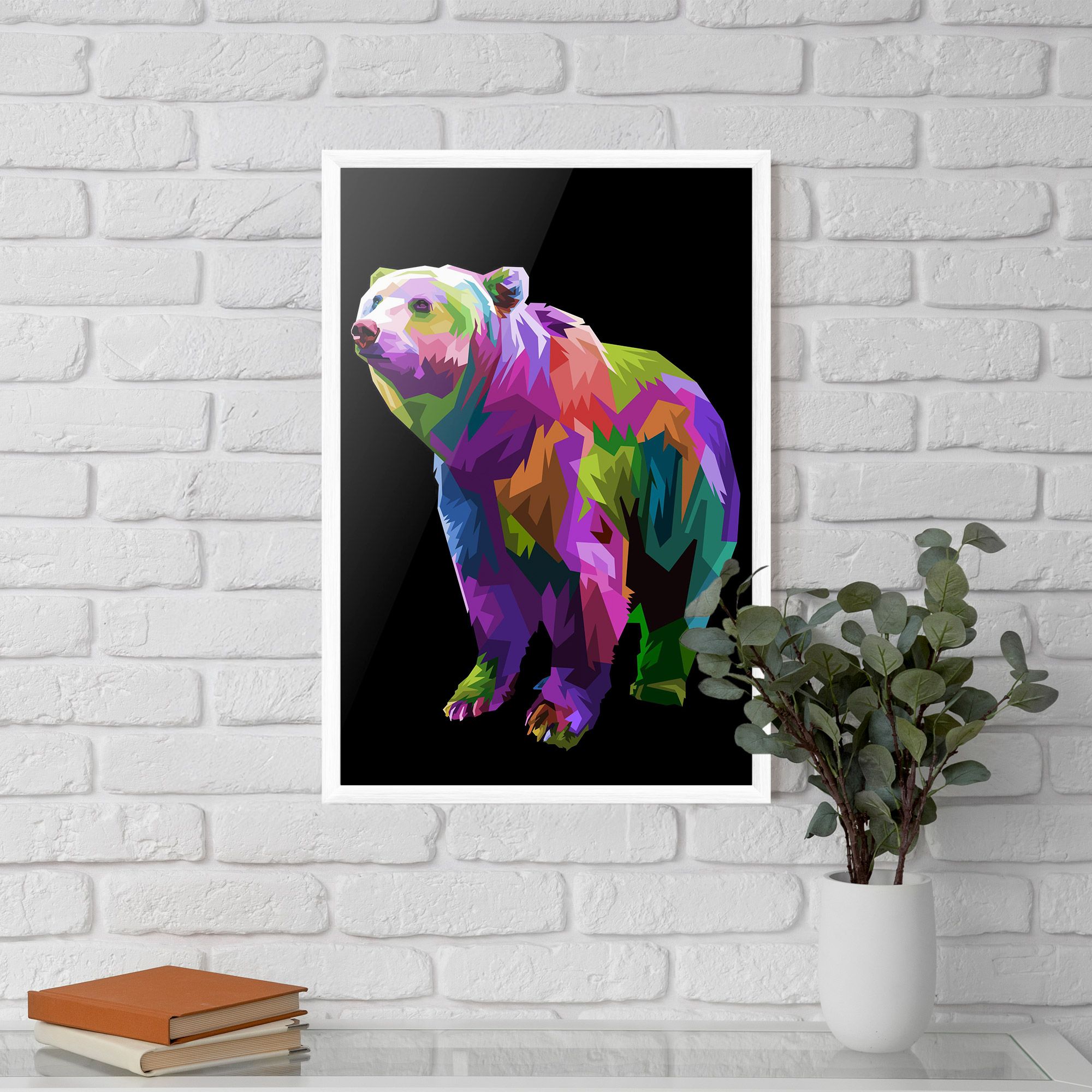 Colorful Icebear mockup 5