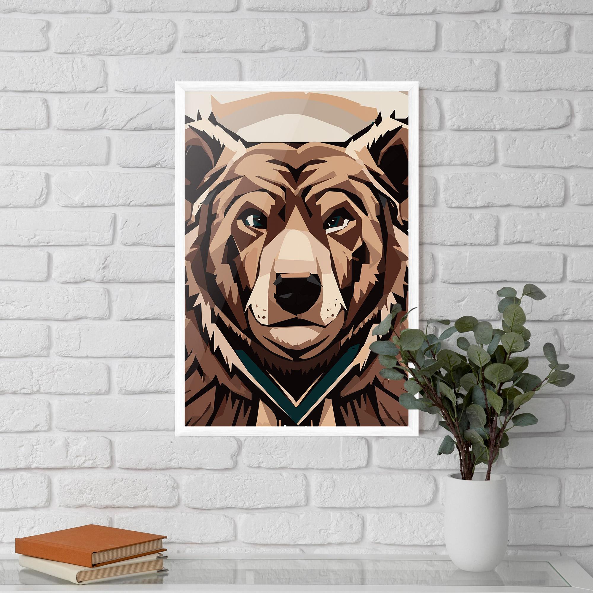 Poster Înrămat Grizzly Art mockup 5