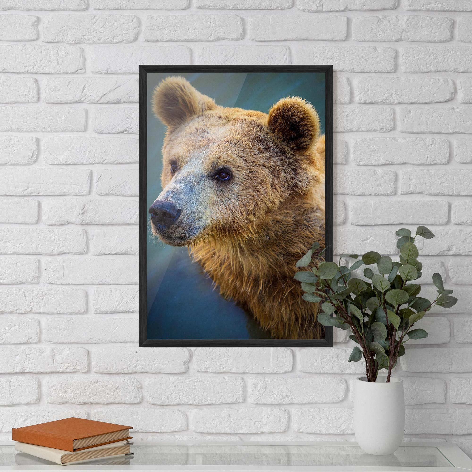 Poster Înrămat Bear Head mockup 5