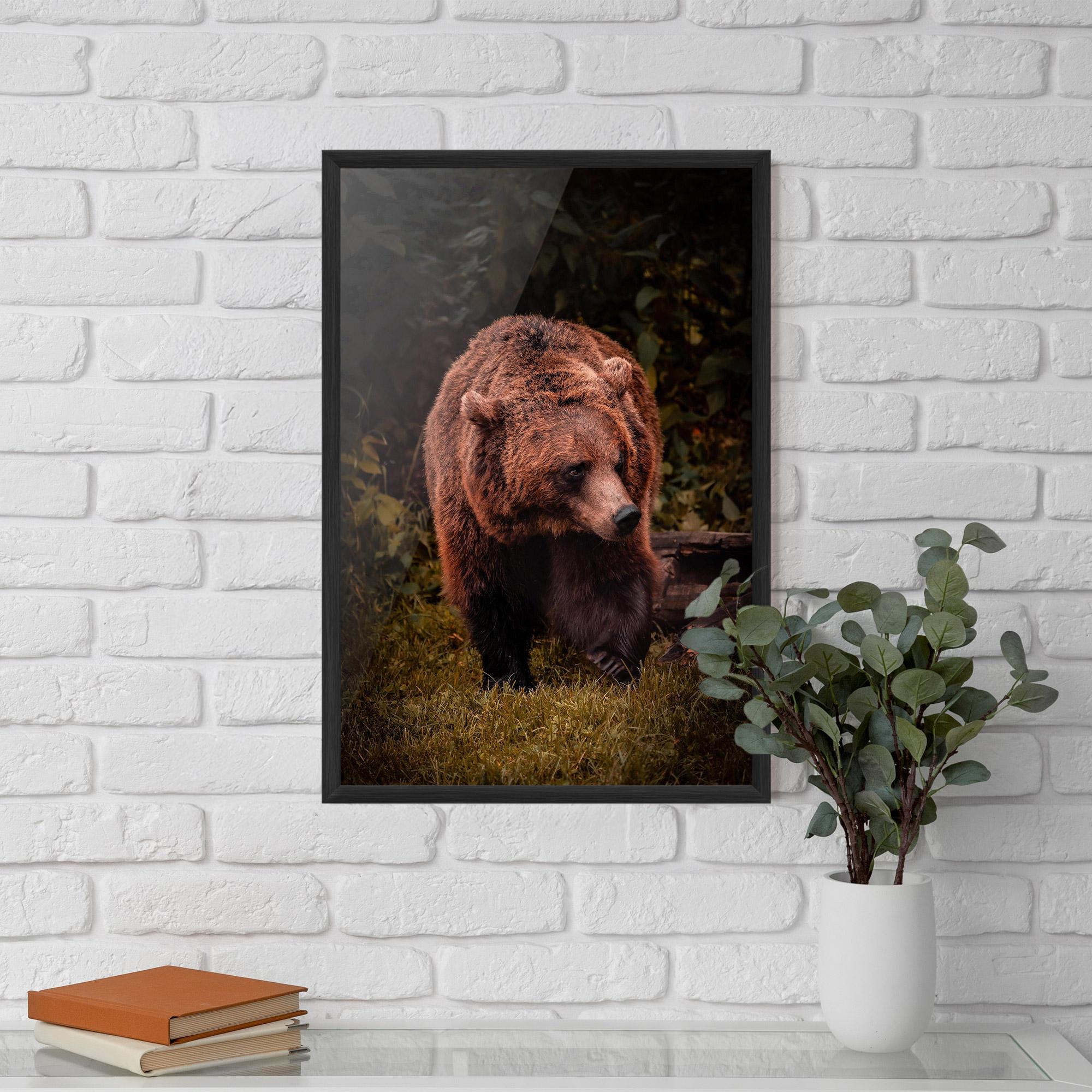 Poster Înrămat Brown Bear mockup 5