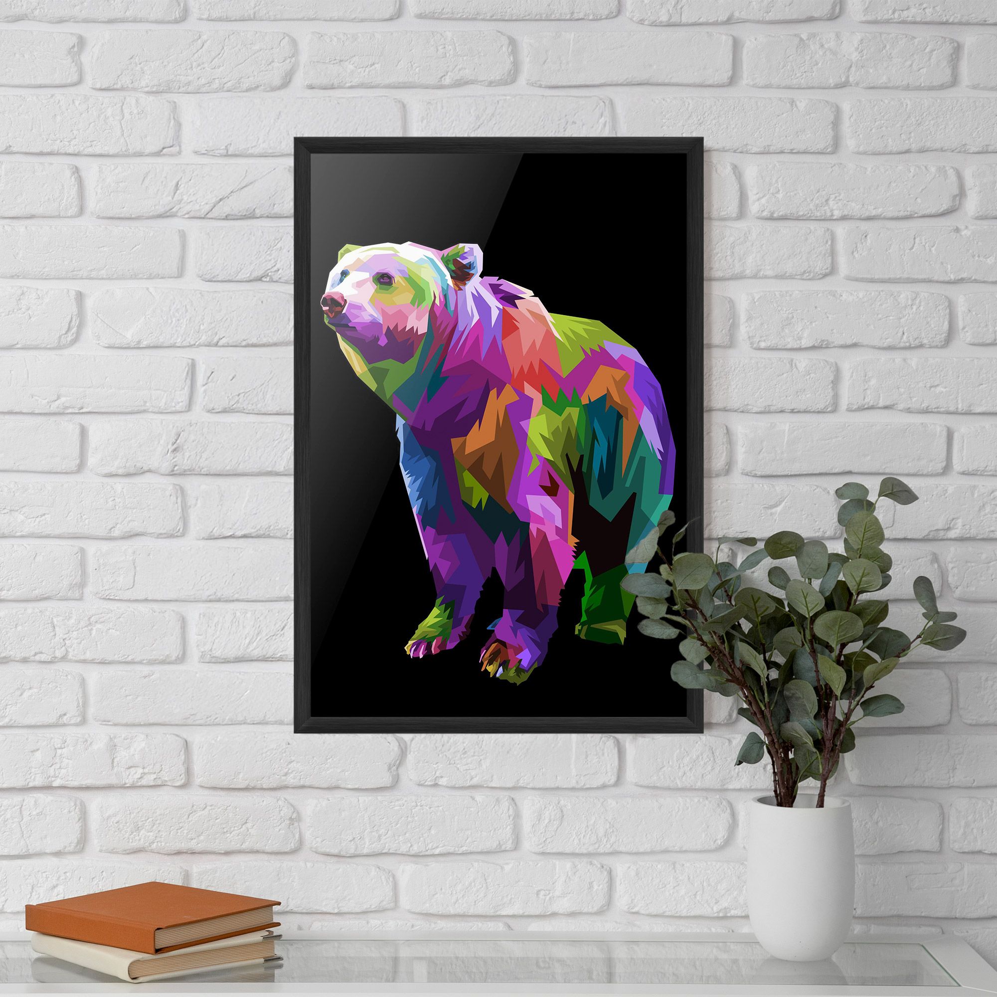 Colorful Icebear mockup 5