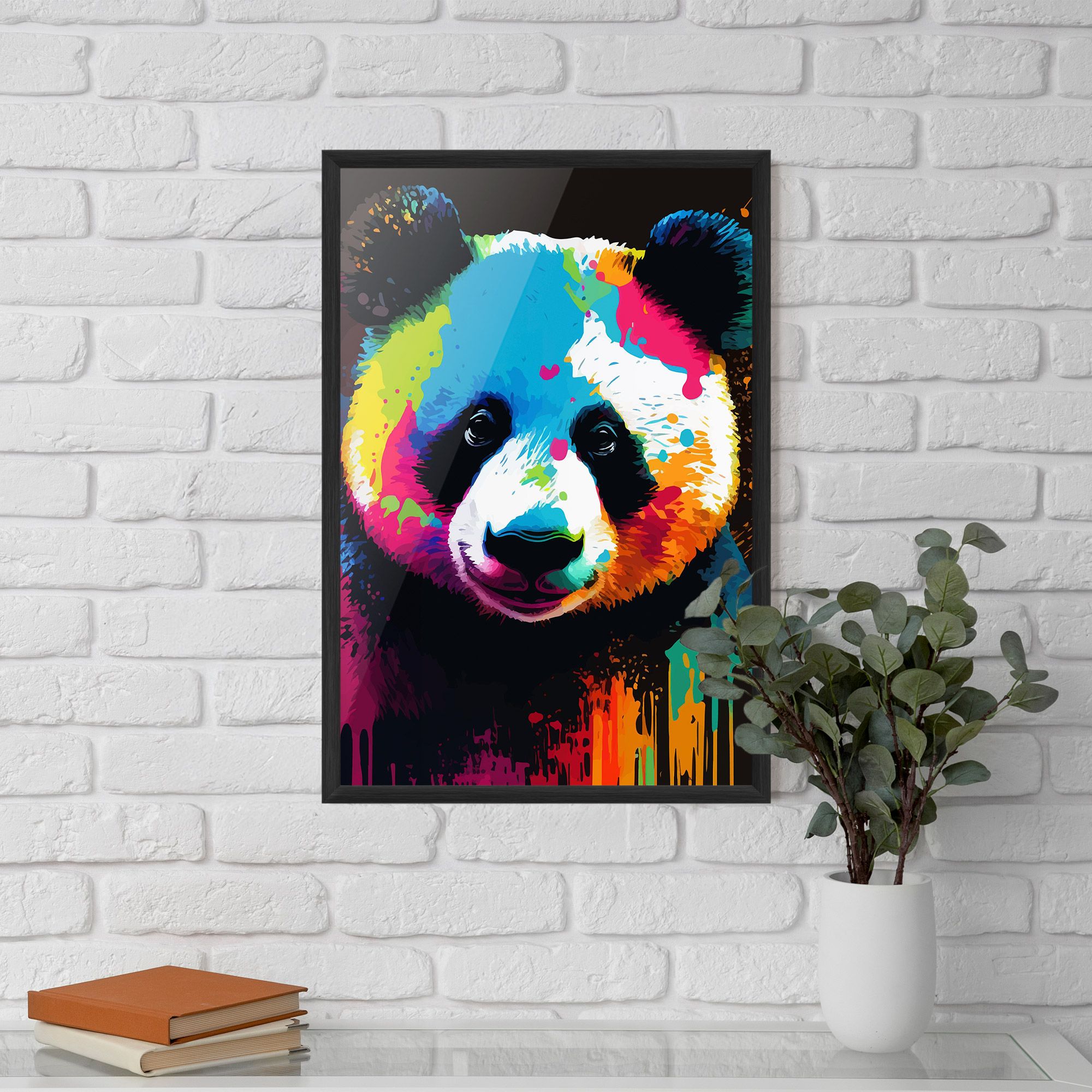 Panda Color Art mockup 5