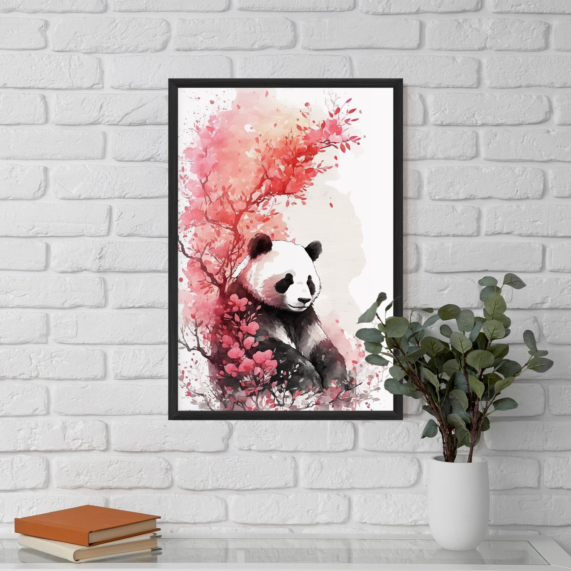 Pink Flower Panda mockup 5
