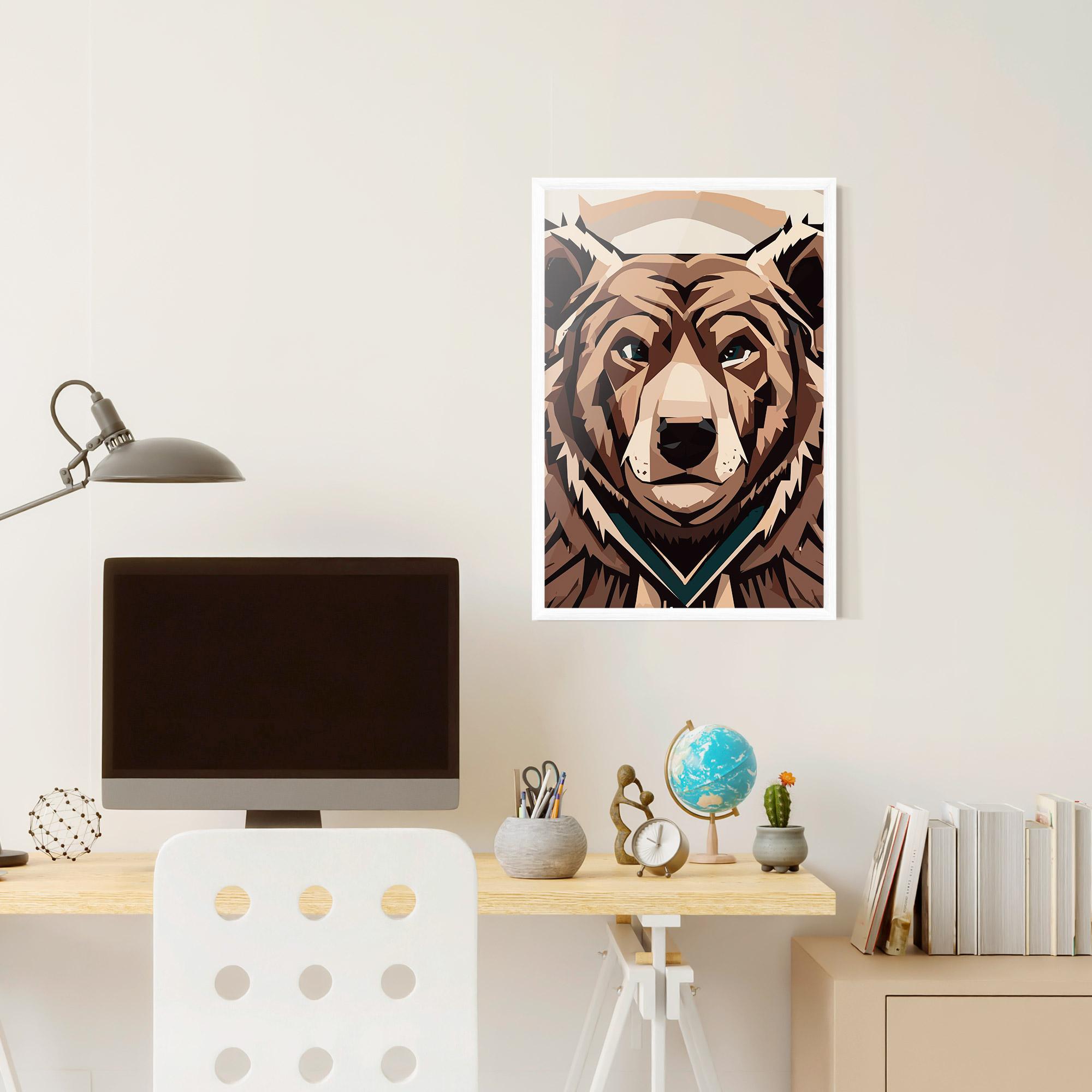 Poster Înrămat Grizzly Art mockup 6