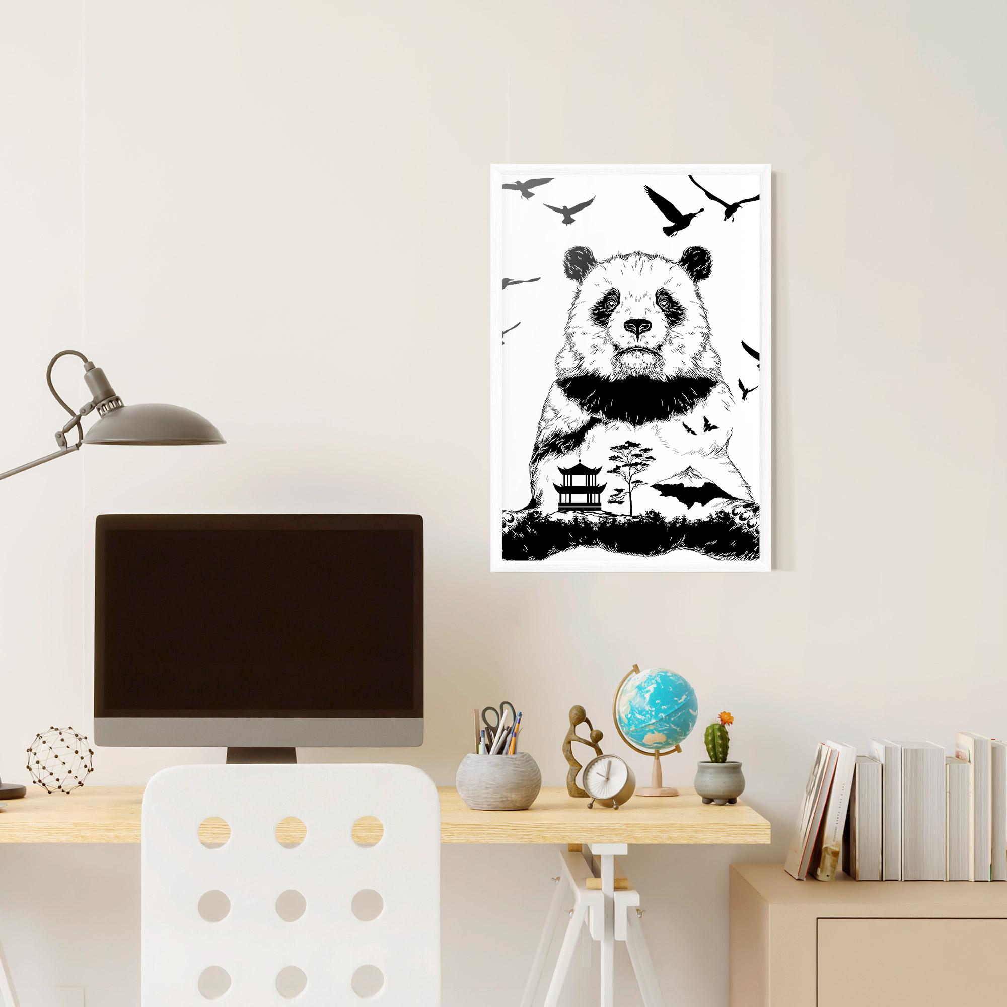 Poster Înrămat Panda Bear mockup 6