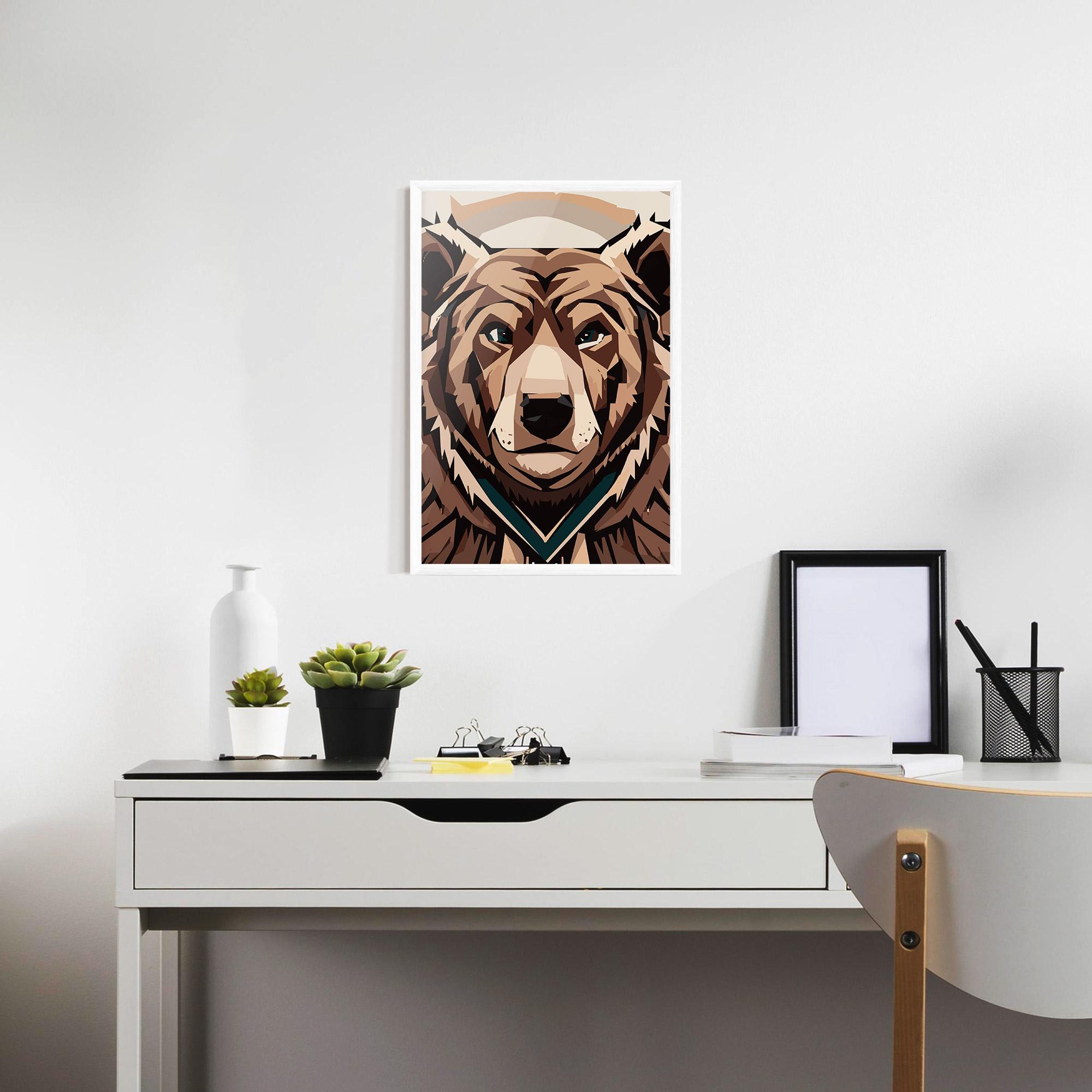 Poster Înrămat Grizzly Art mockup 7