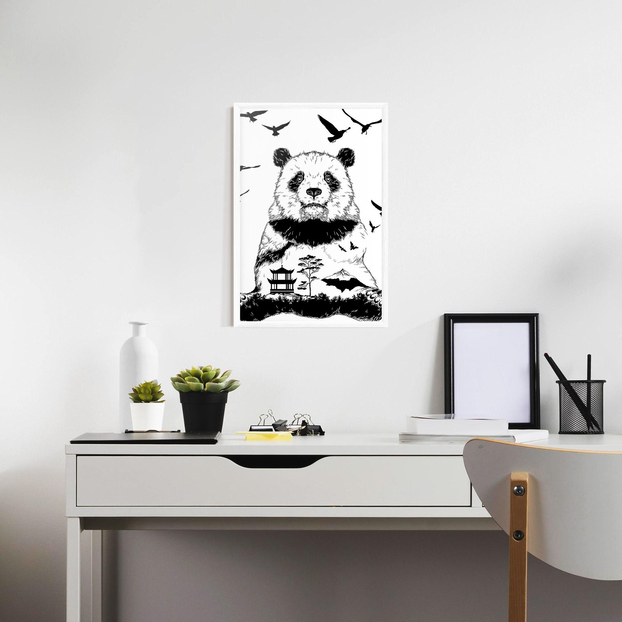 Poster Înrămat Panda Bear mockup 7