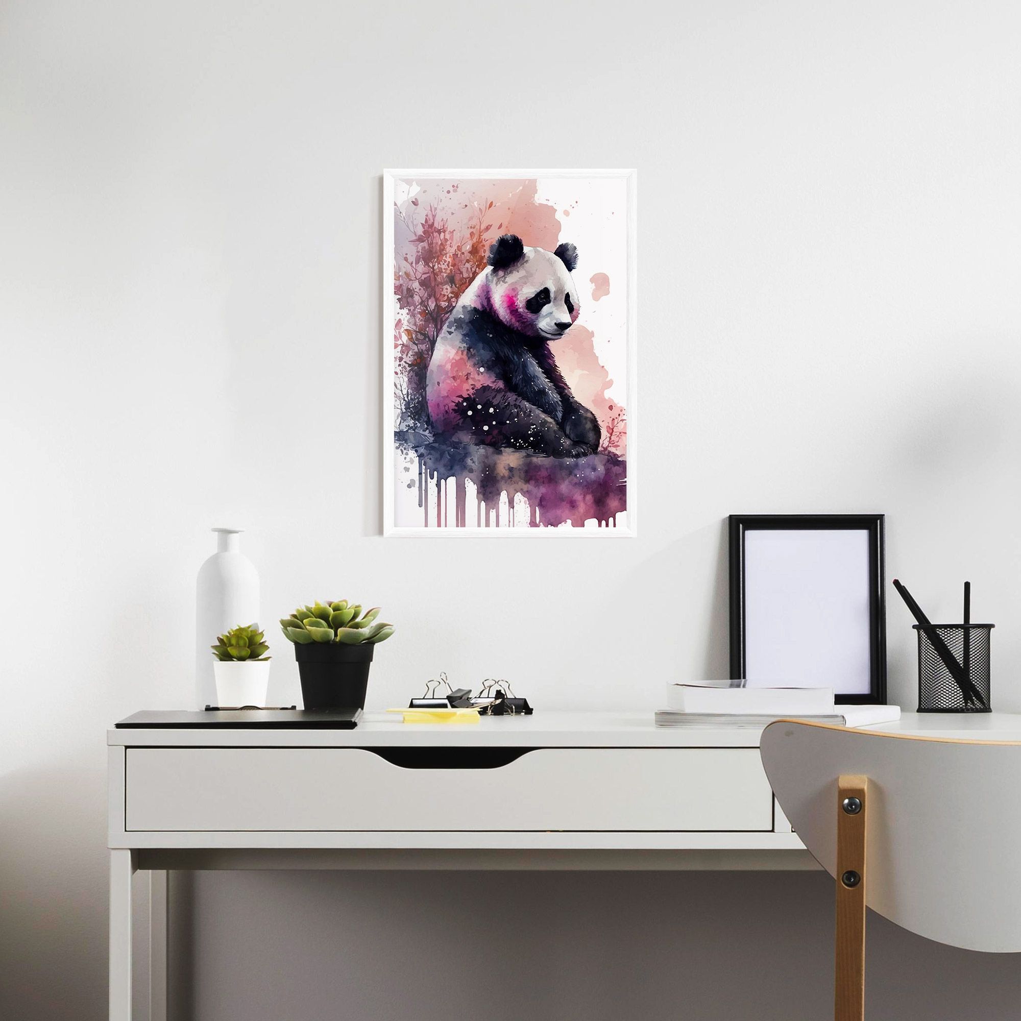 Purple Panda Art mockup 7
