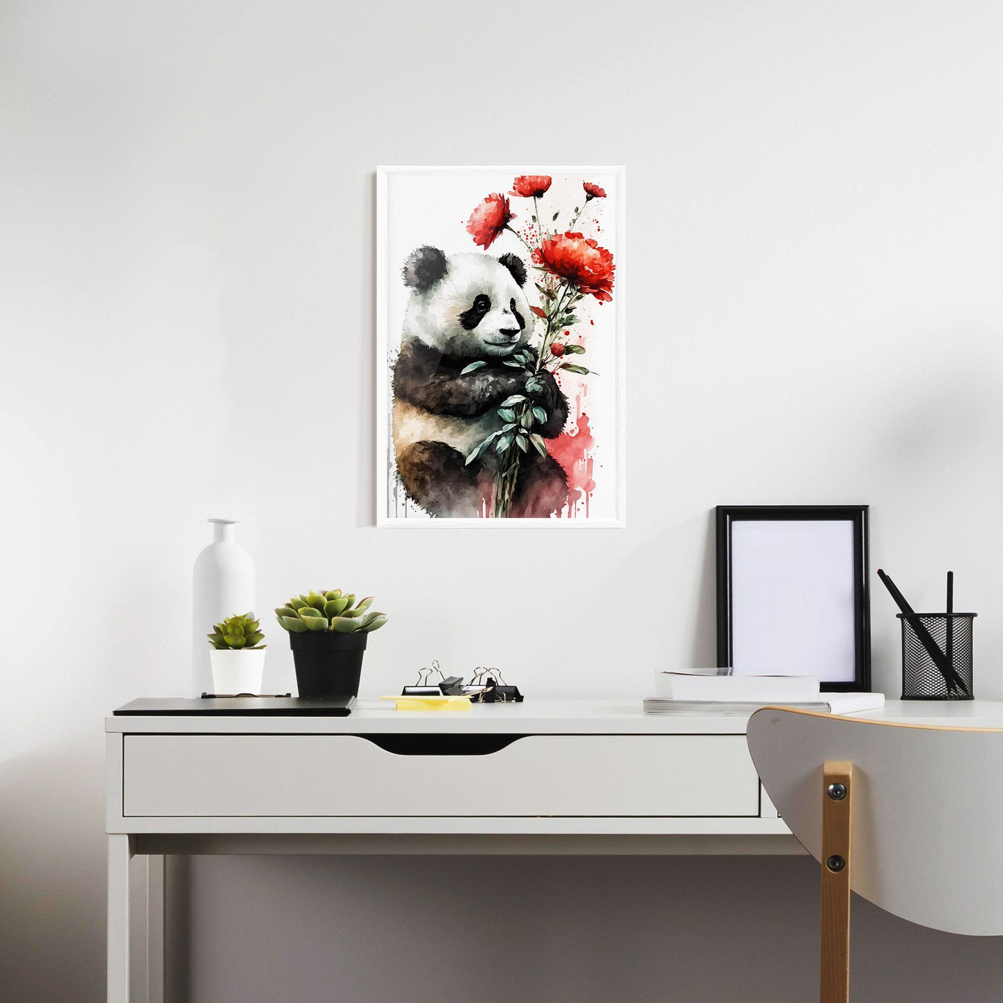 Red Flower Panda mockup 7