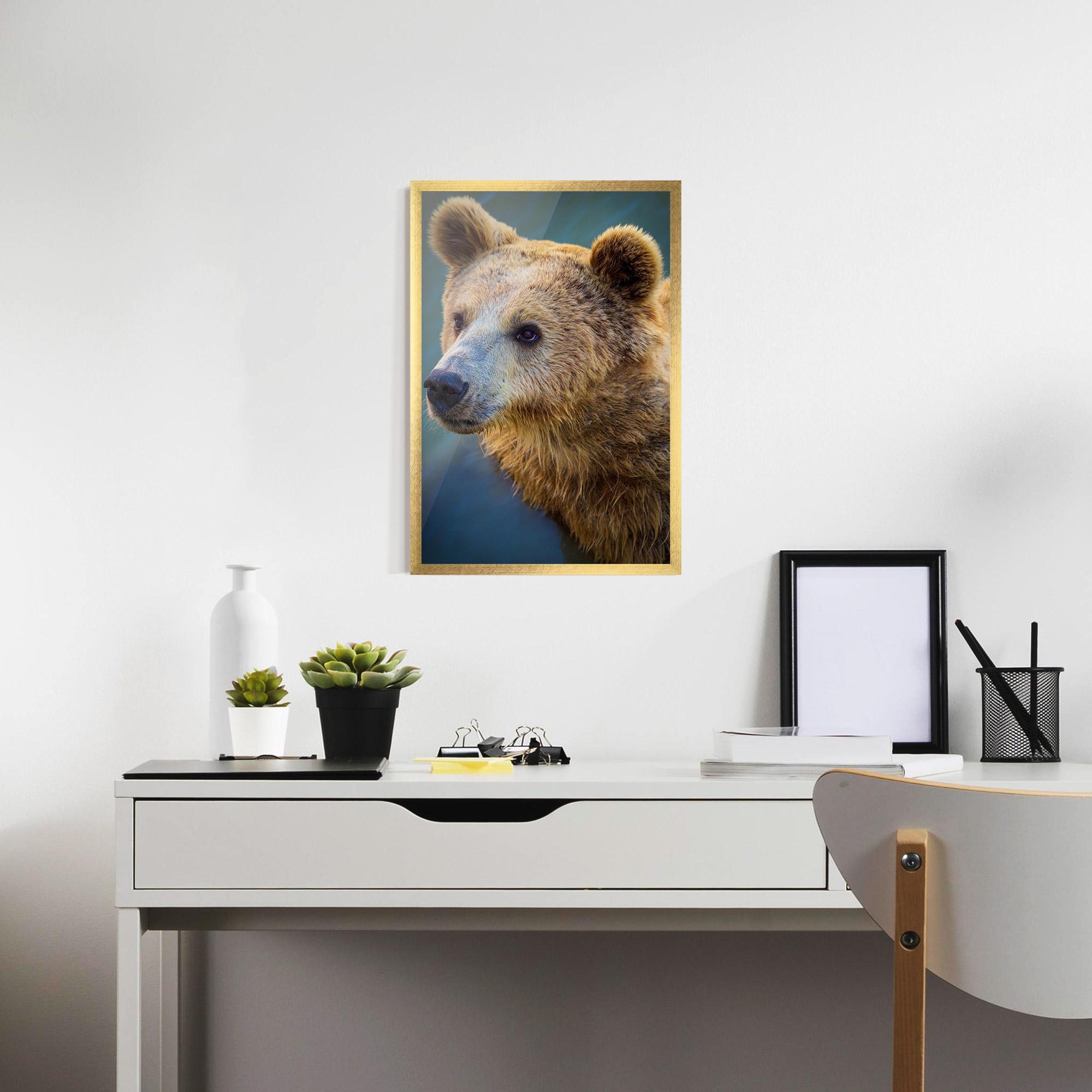Poster Înrămat Bear Head mockup 7