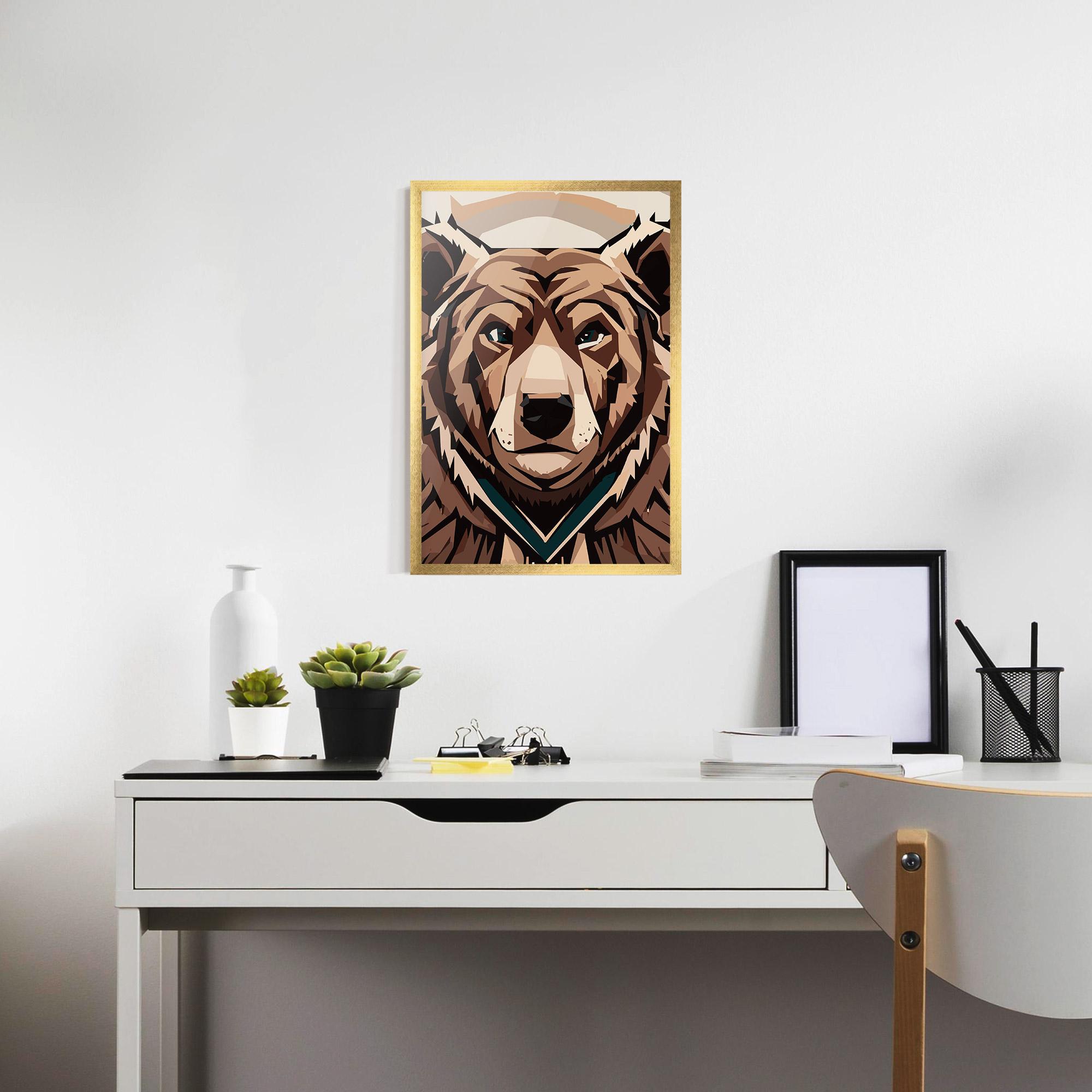 Poster Înrămat Grizzly Art mockup 7