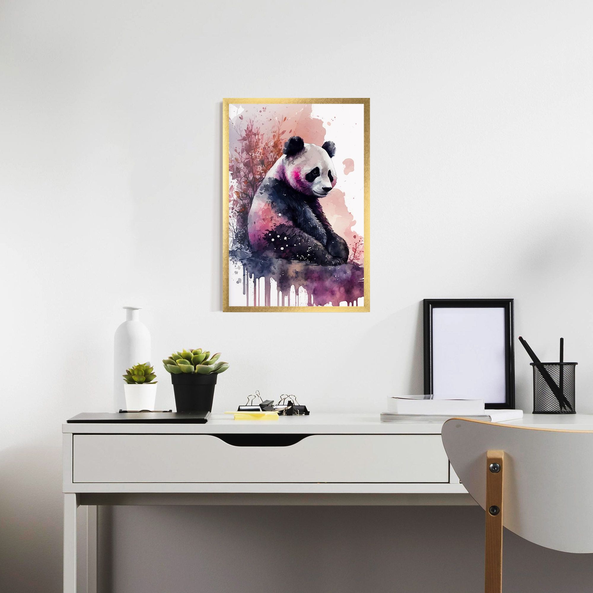 Purple Panda Art mockup 7