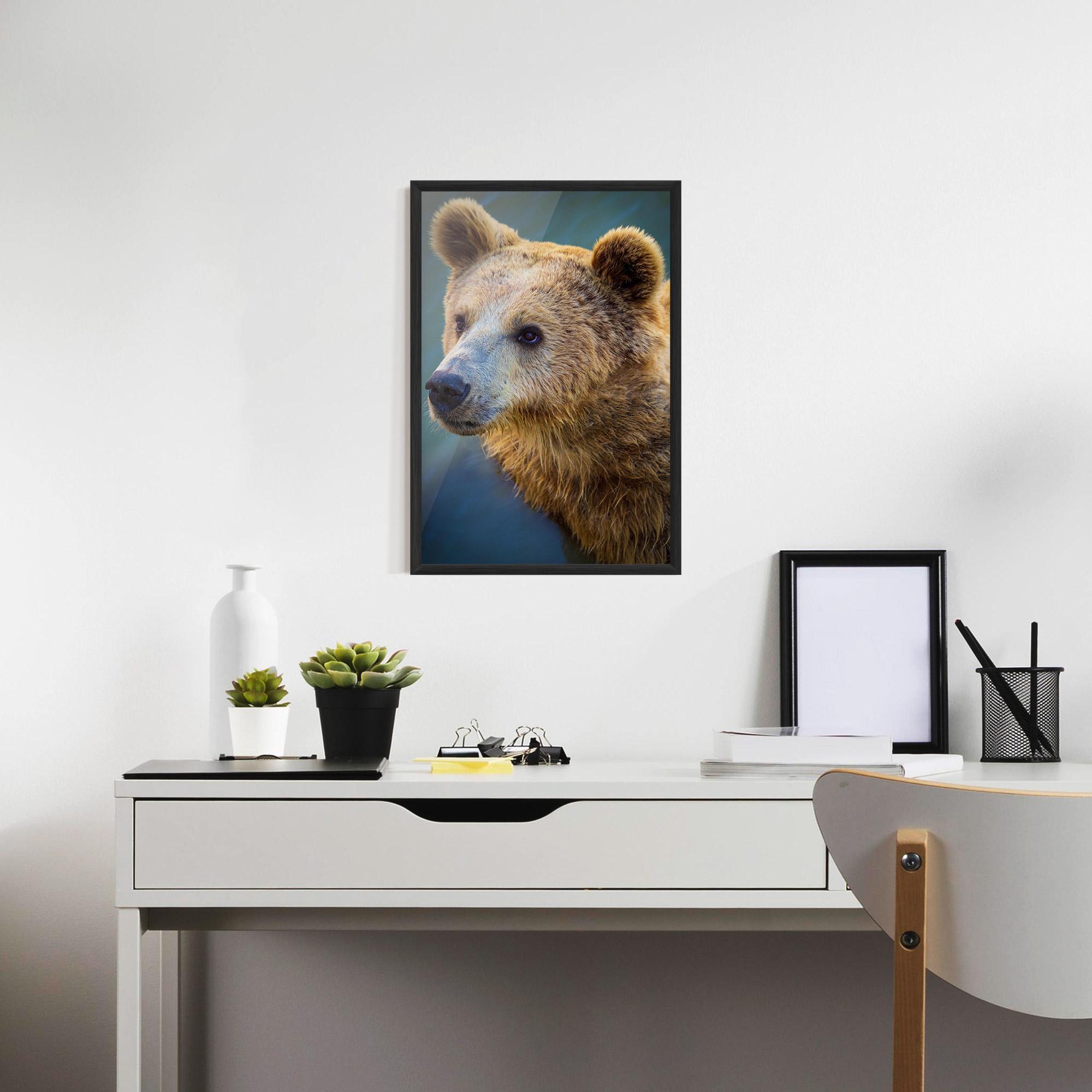 Poster Înrămat Bear Head mockup 7