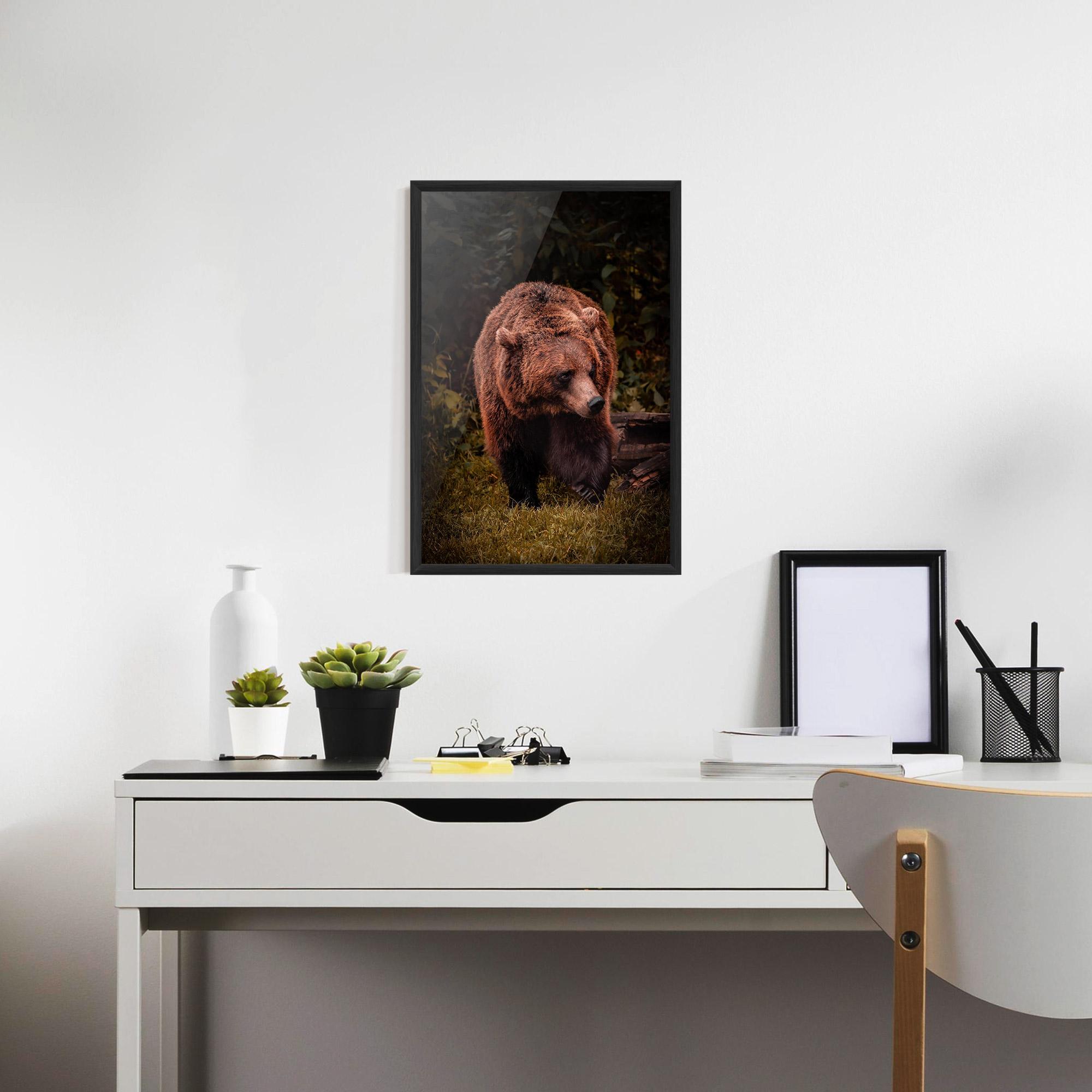 Poster Înrămat Brown Bear mockup 7