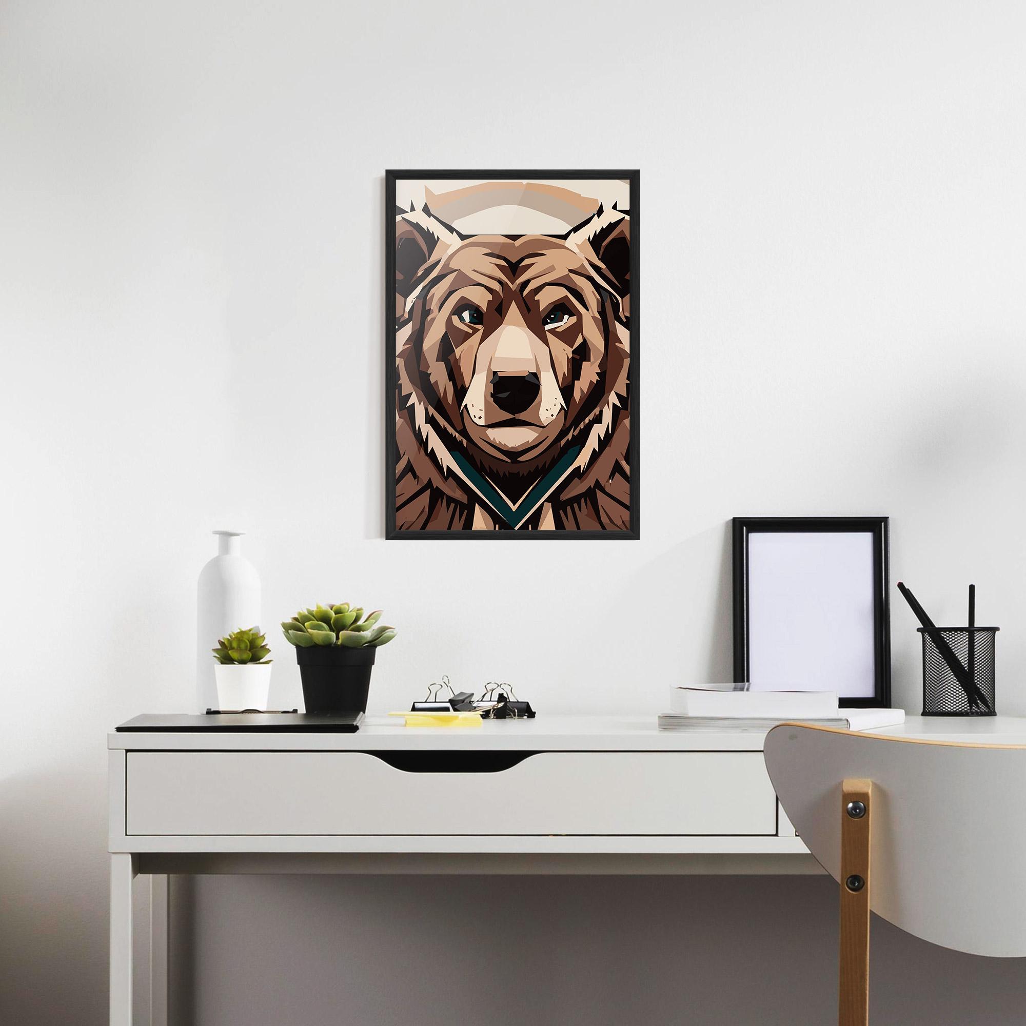 Poster Înrămat Grizzly Art mockup 7