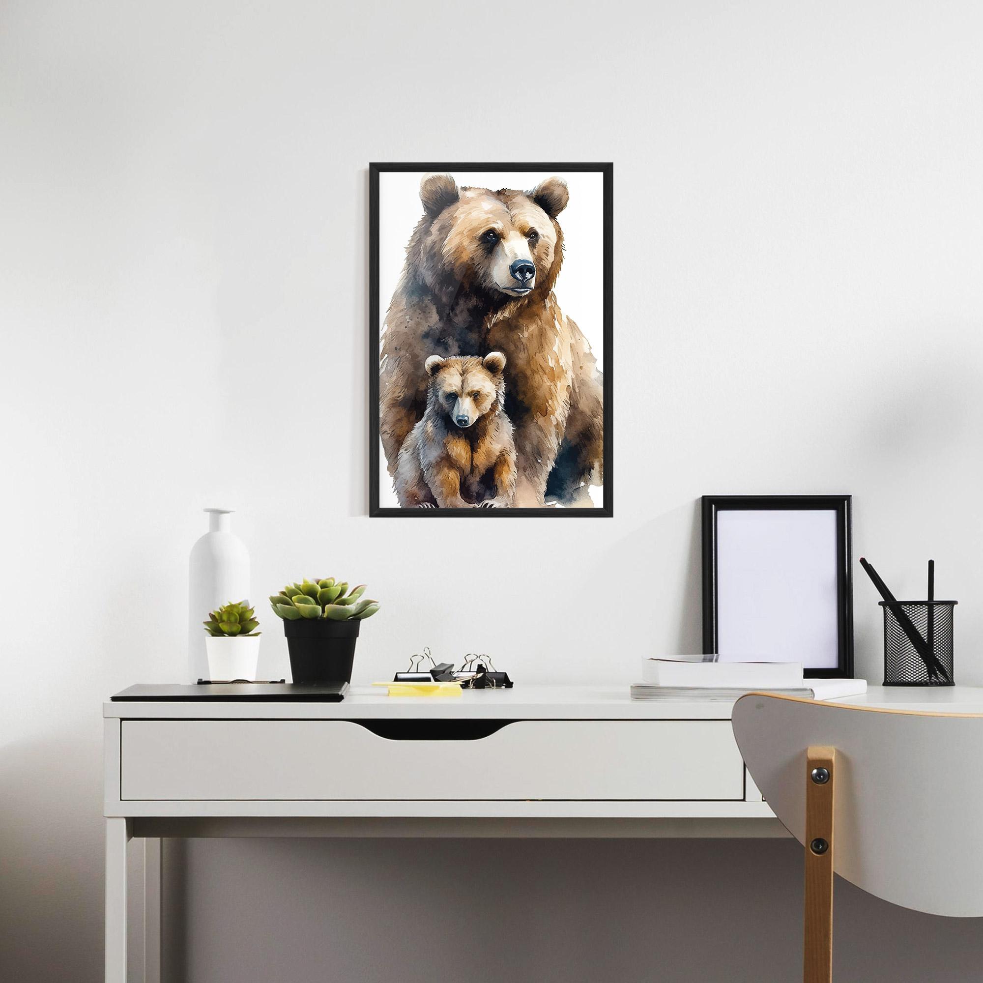 Poster Înrămat Mama Bear mockup 7