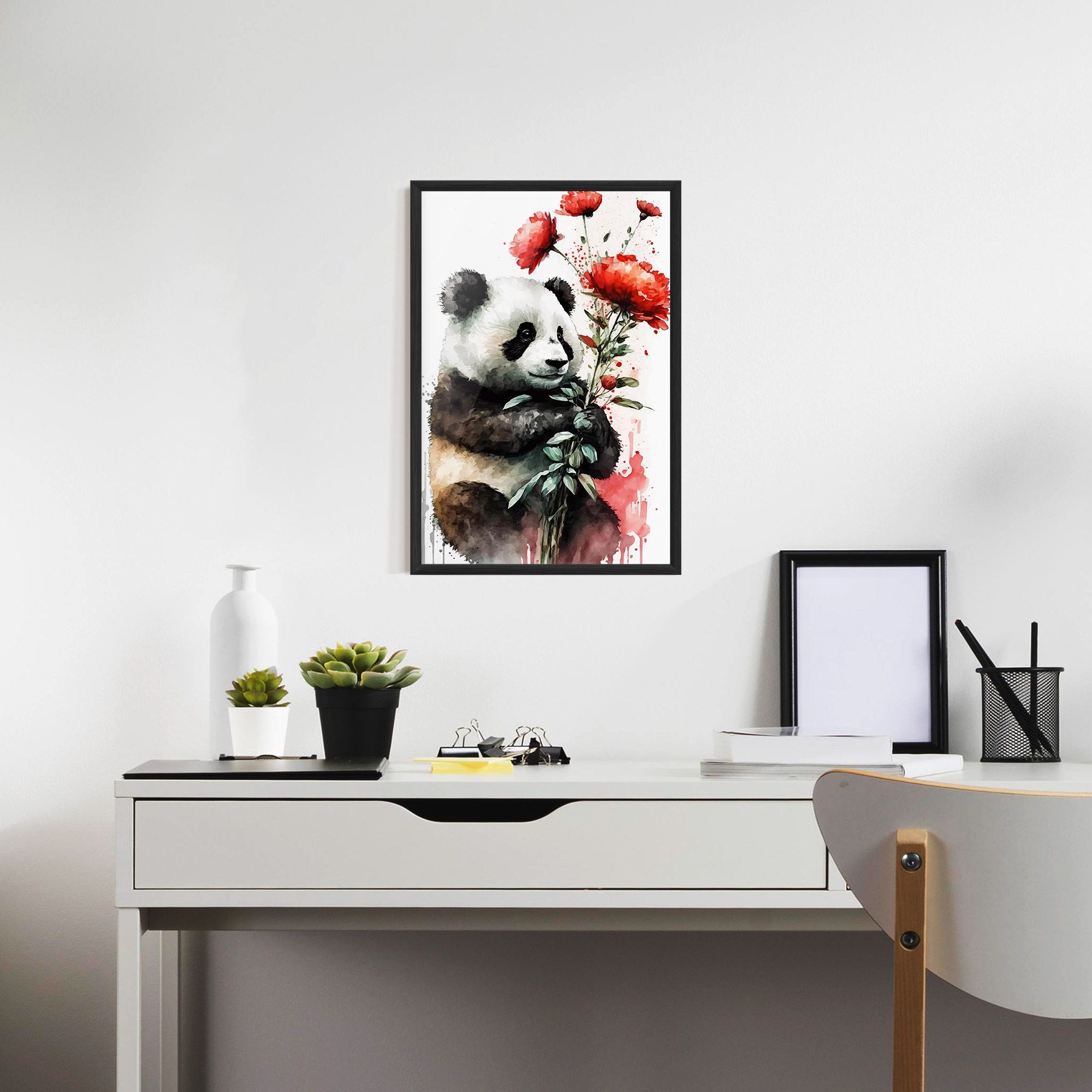 Red Flower Panda mockup 7