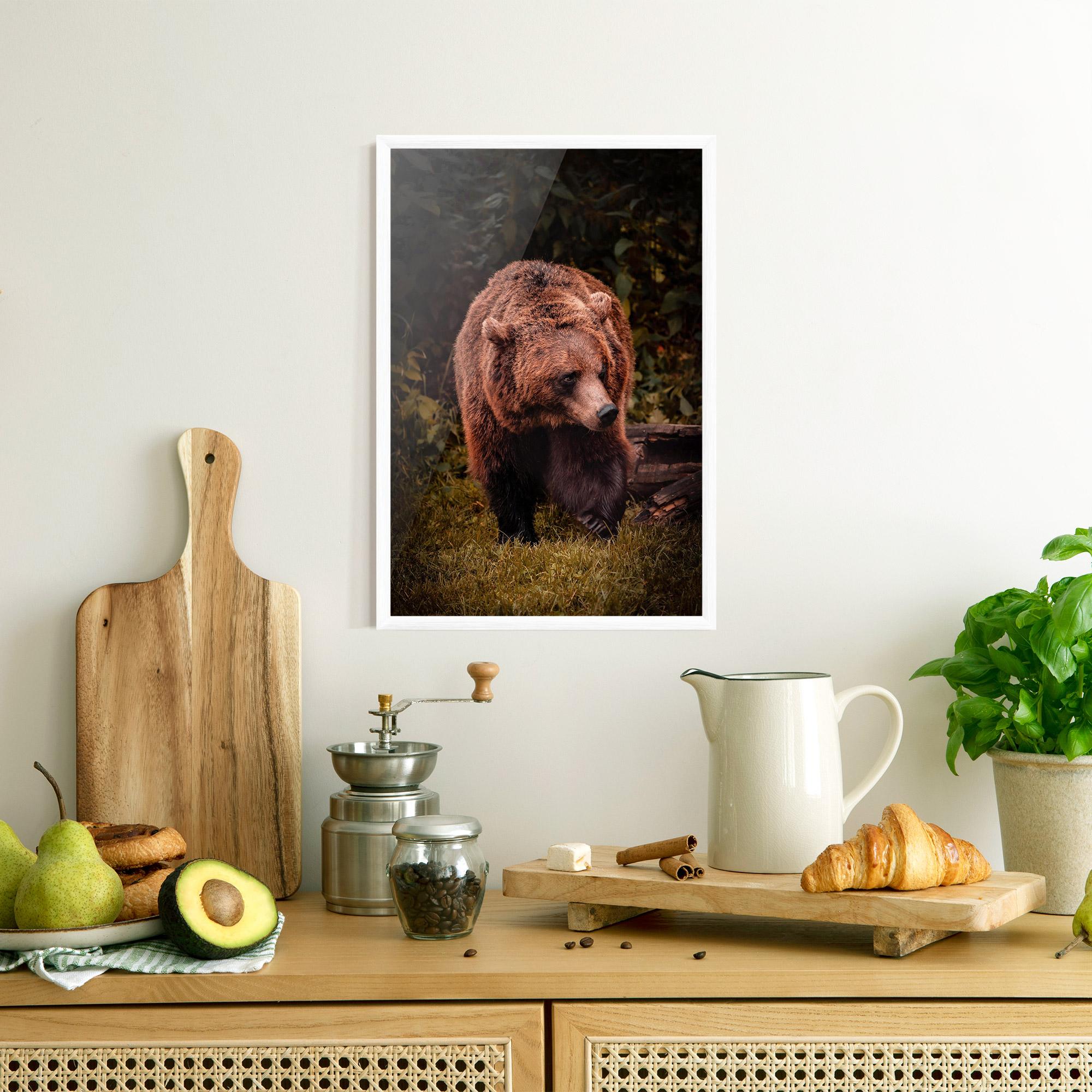 Poster Înrămat Brown Bear mockup 8
