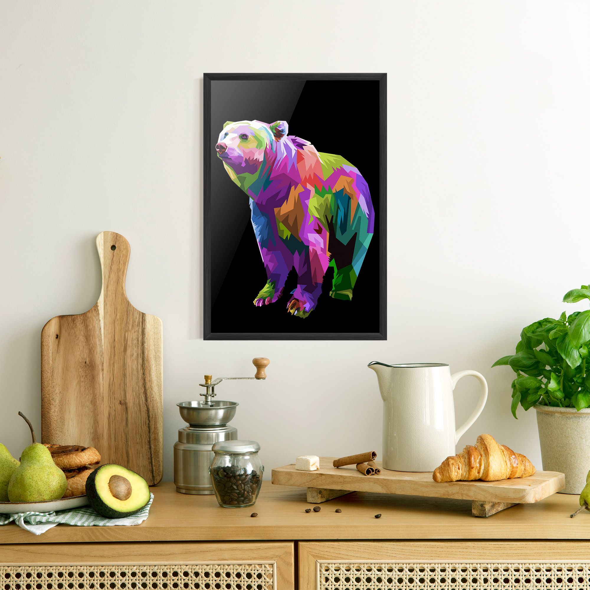 Colorful Icebear mockup 8