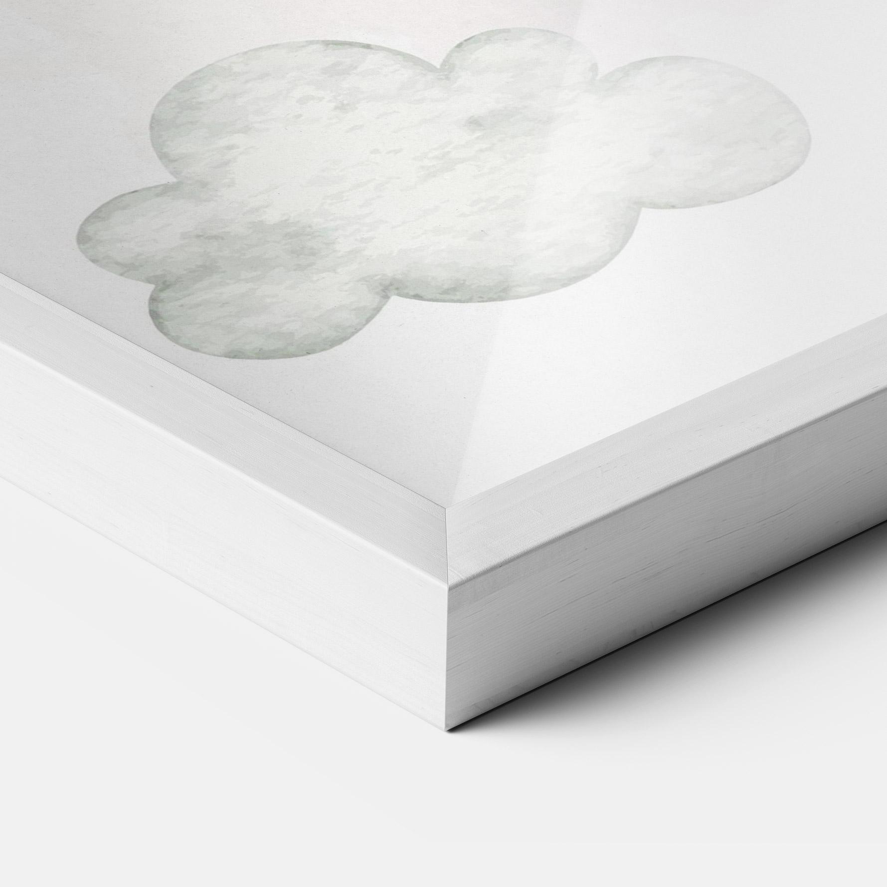 Poster Înrămat Balloon Bunny mockup 3