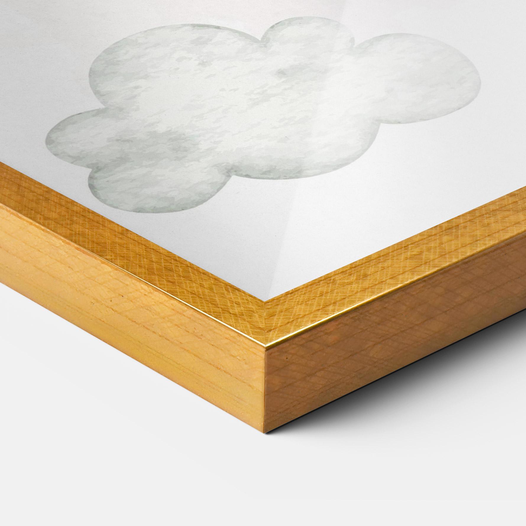 Poster Înrămat Balloon Bunny mockup 3