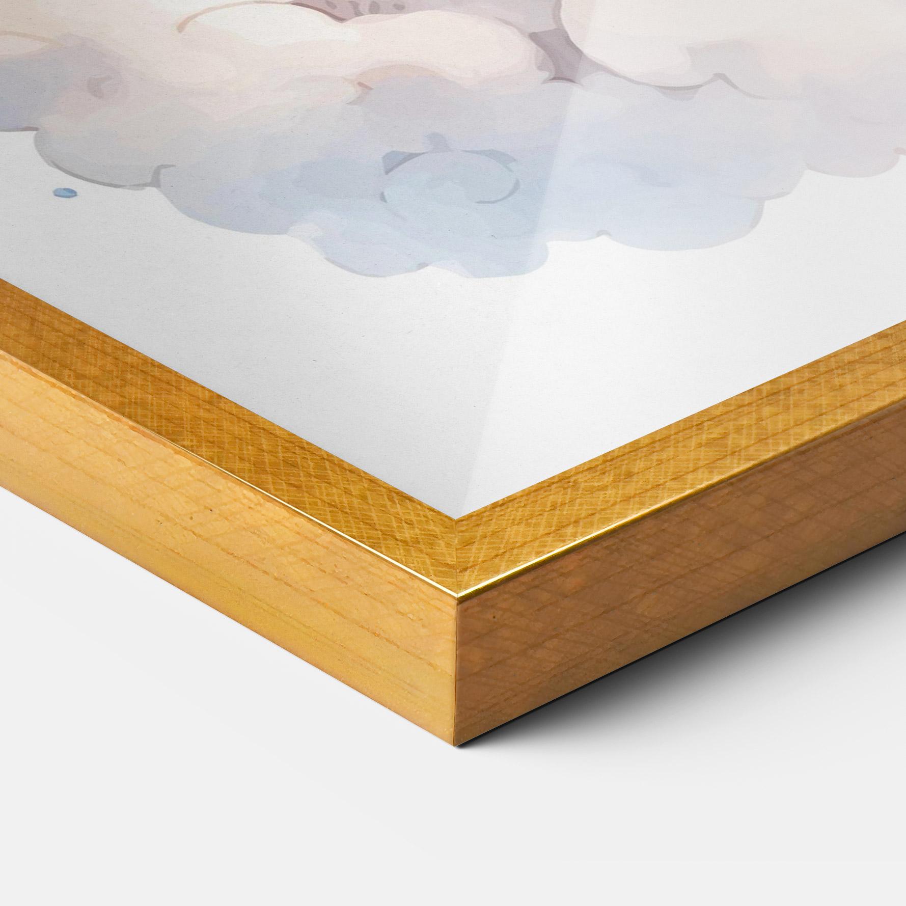 Poster Înrămat Cute Baby Giraffe mockup 3