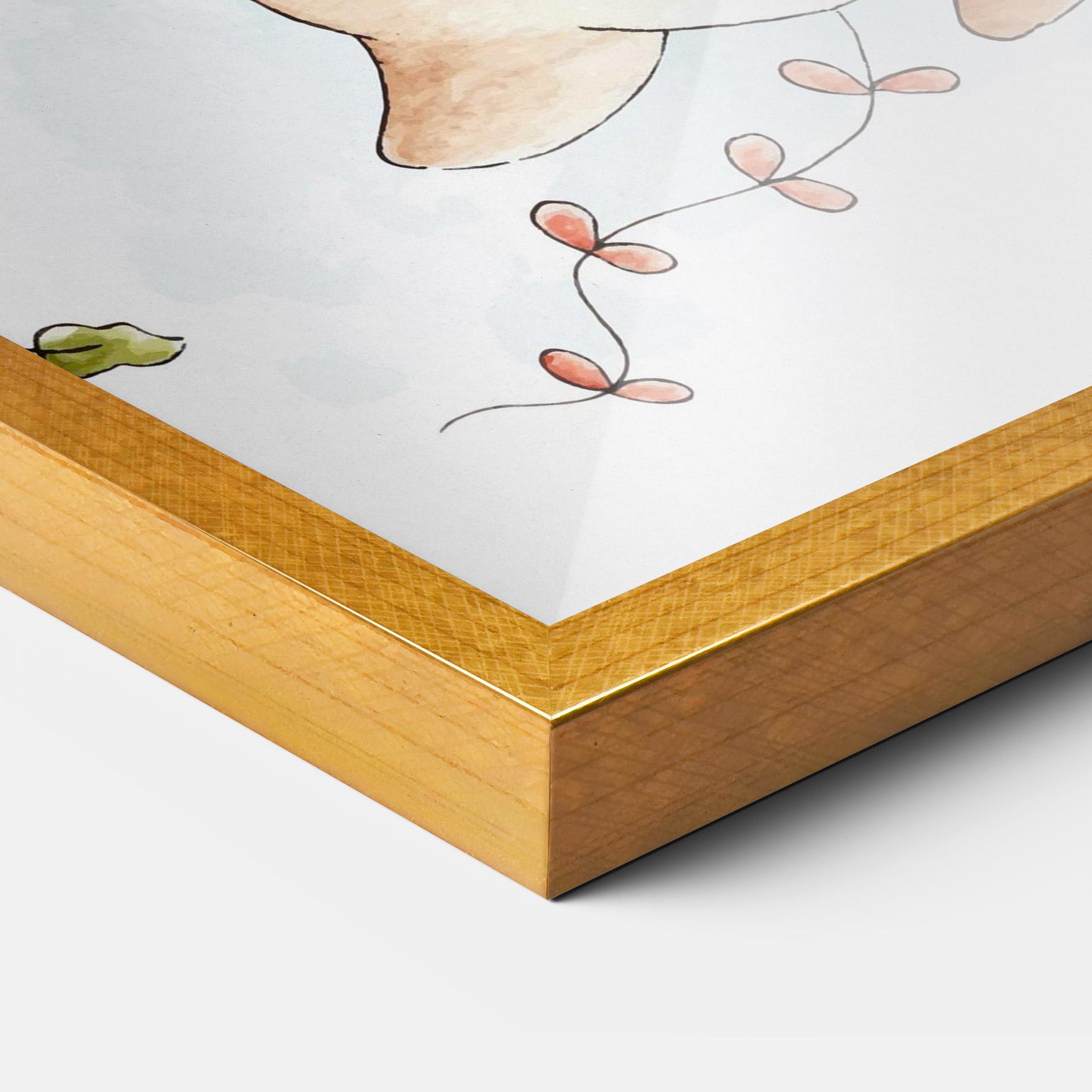 Poster Înrămat Cute Couple Rabbit mockup 3