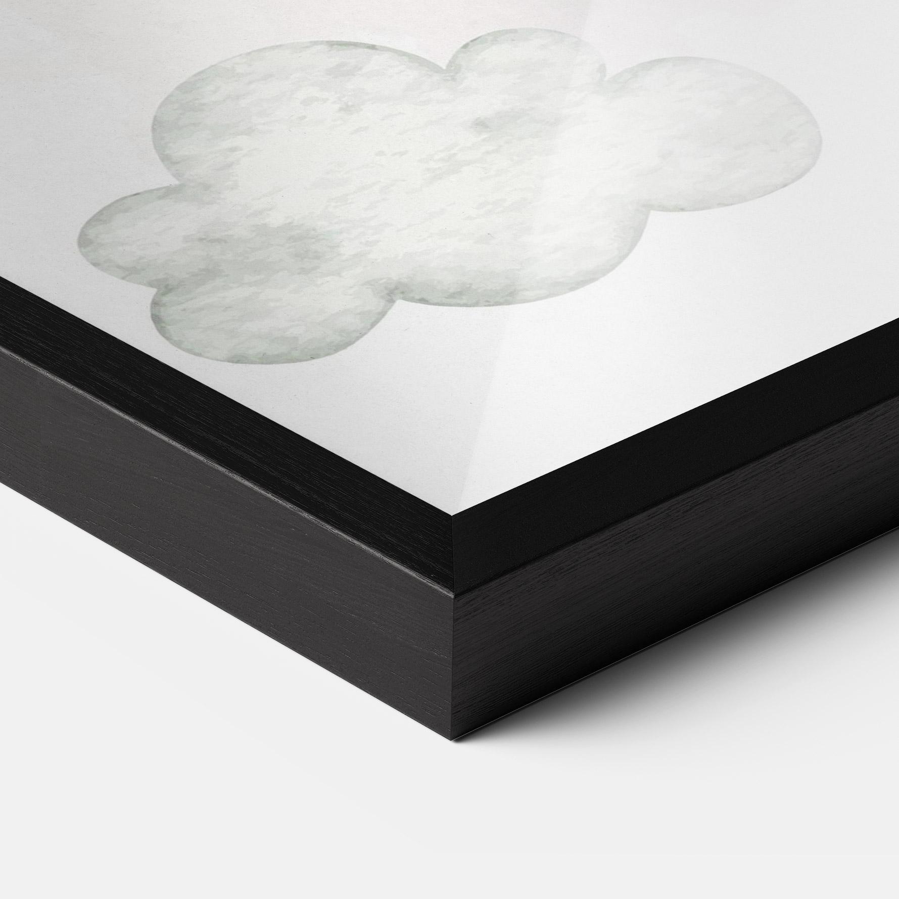 Poster Înrămat Balloon Bunny mockup 3