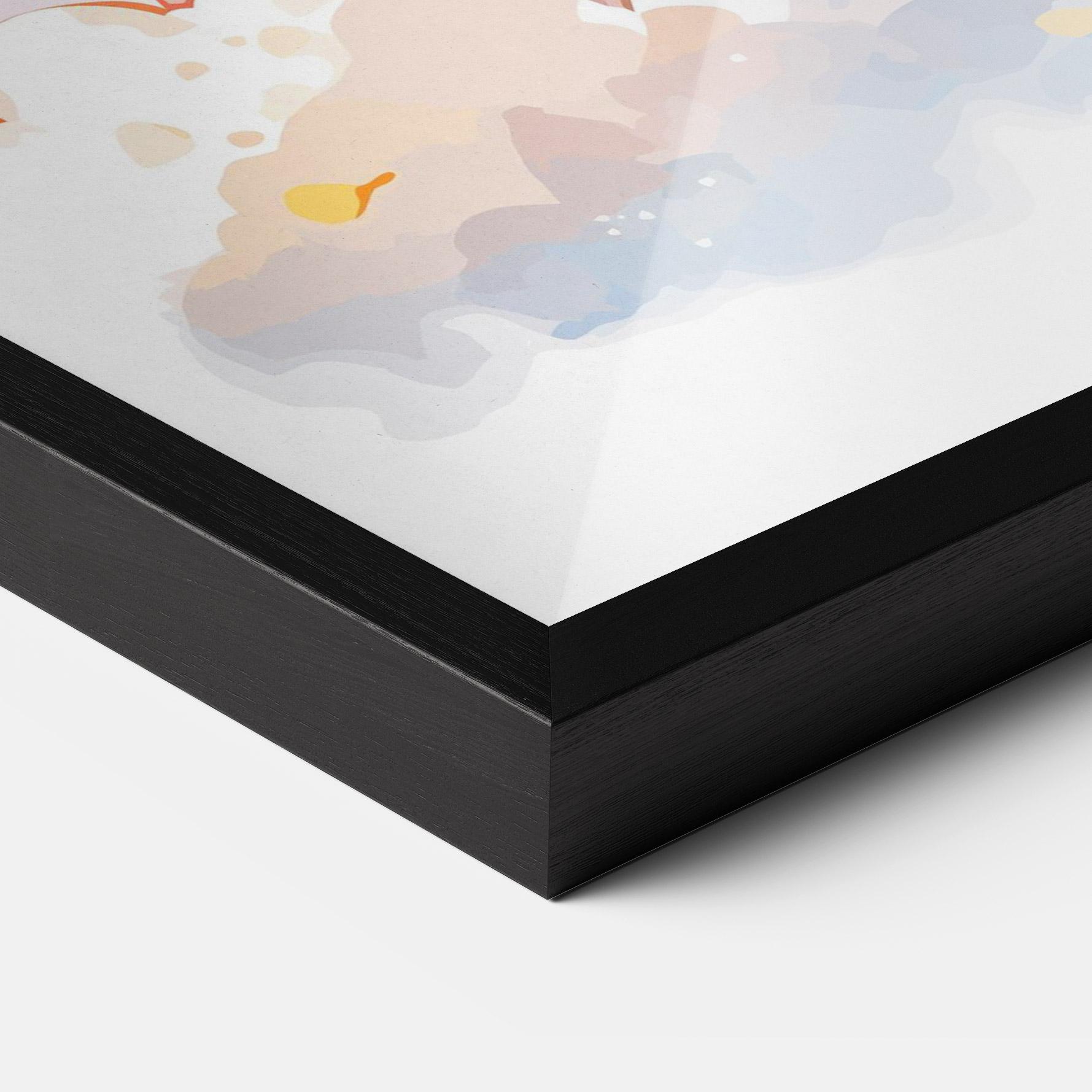 Poster Înrămat Cute Cloud Lion mockup 3