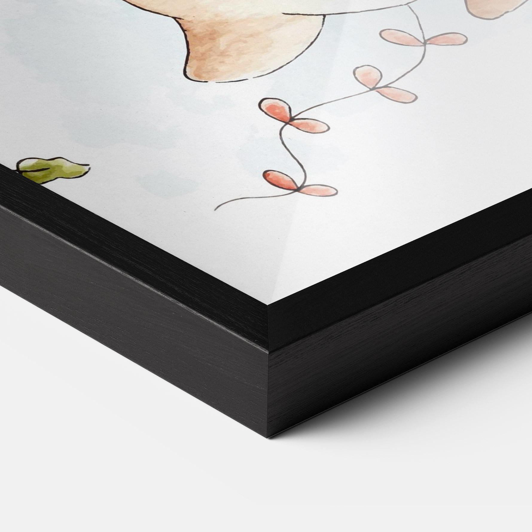 Poster Înrămat Cute Couple Rabbit mockup 3