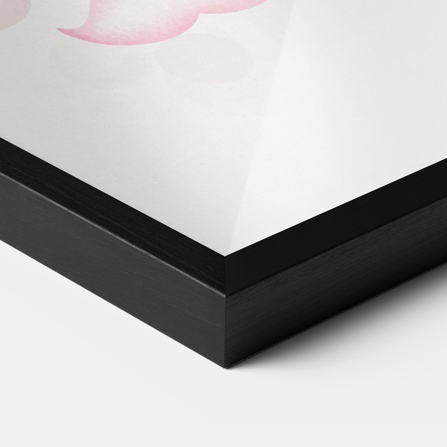 Poster Înrămat Pink Bear Balloons mockup 3