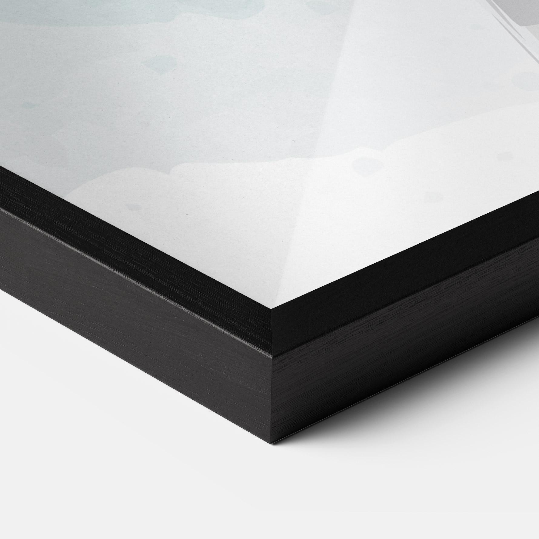 Poster Înrămat Zebra Bird mockup 3