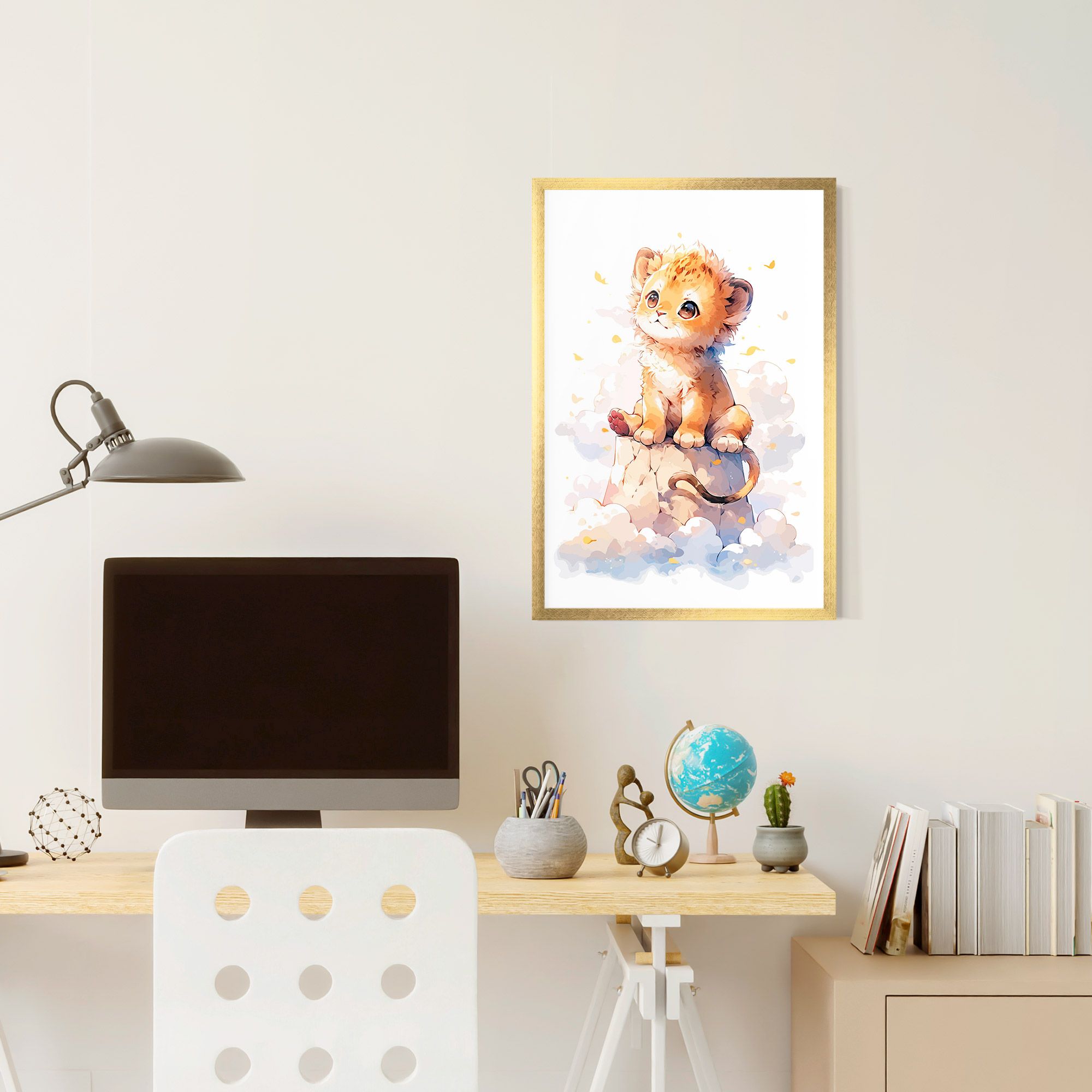 Cute Cloud Lion mockup 6