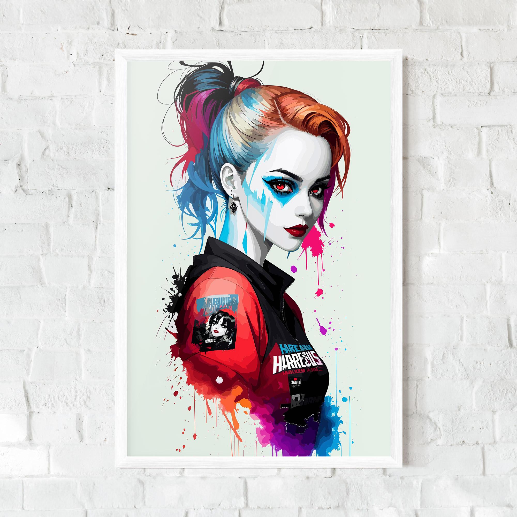 Poster Înrămat Harley Quin mockup 0