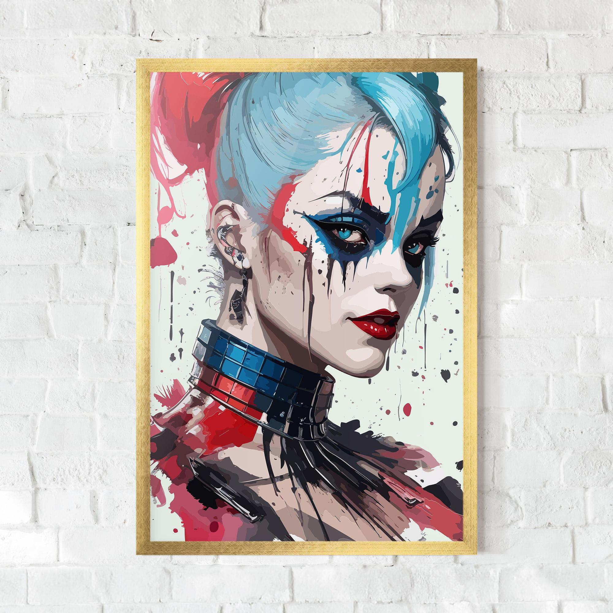 Poster Înrămat Art Harley Quin mockup 0