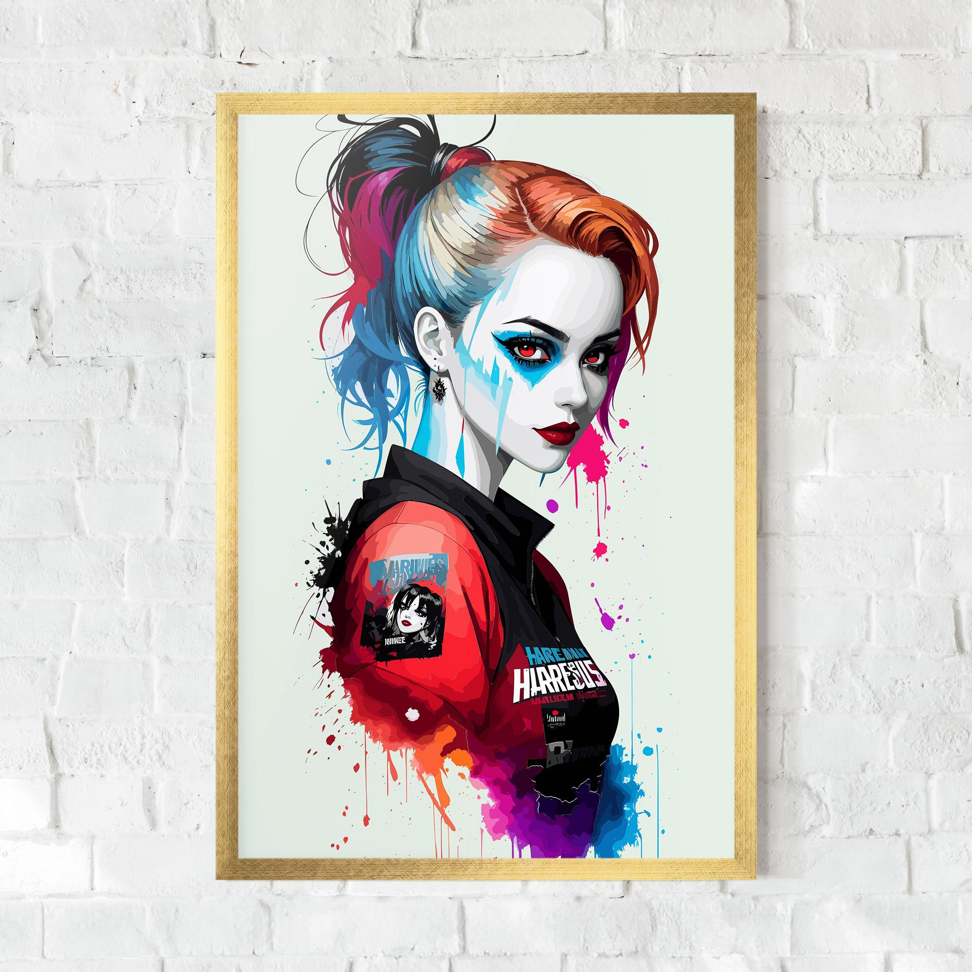 Poster Înrămat Harley Quin mockup 0