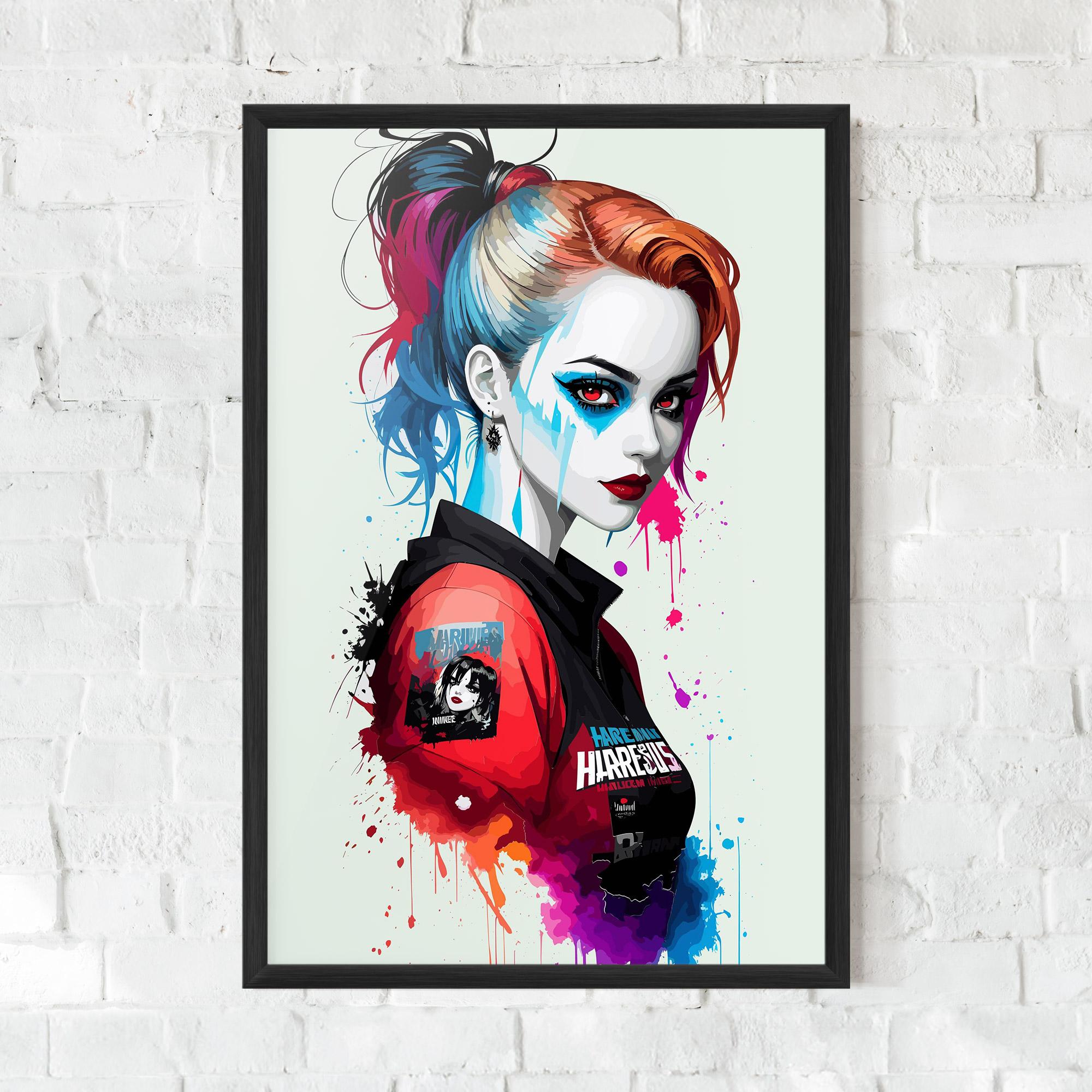 Poster Înrămat Harley Quin mockup 0