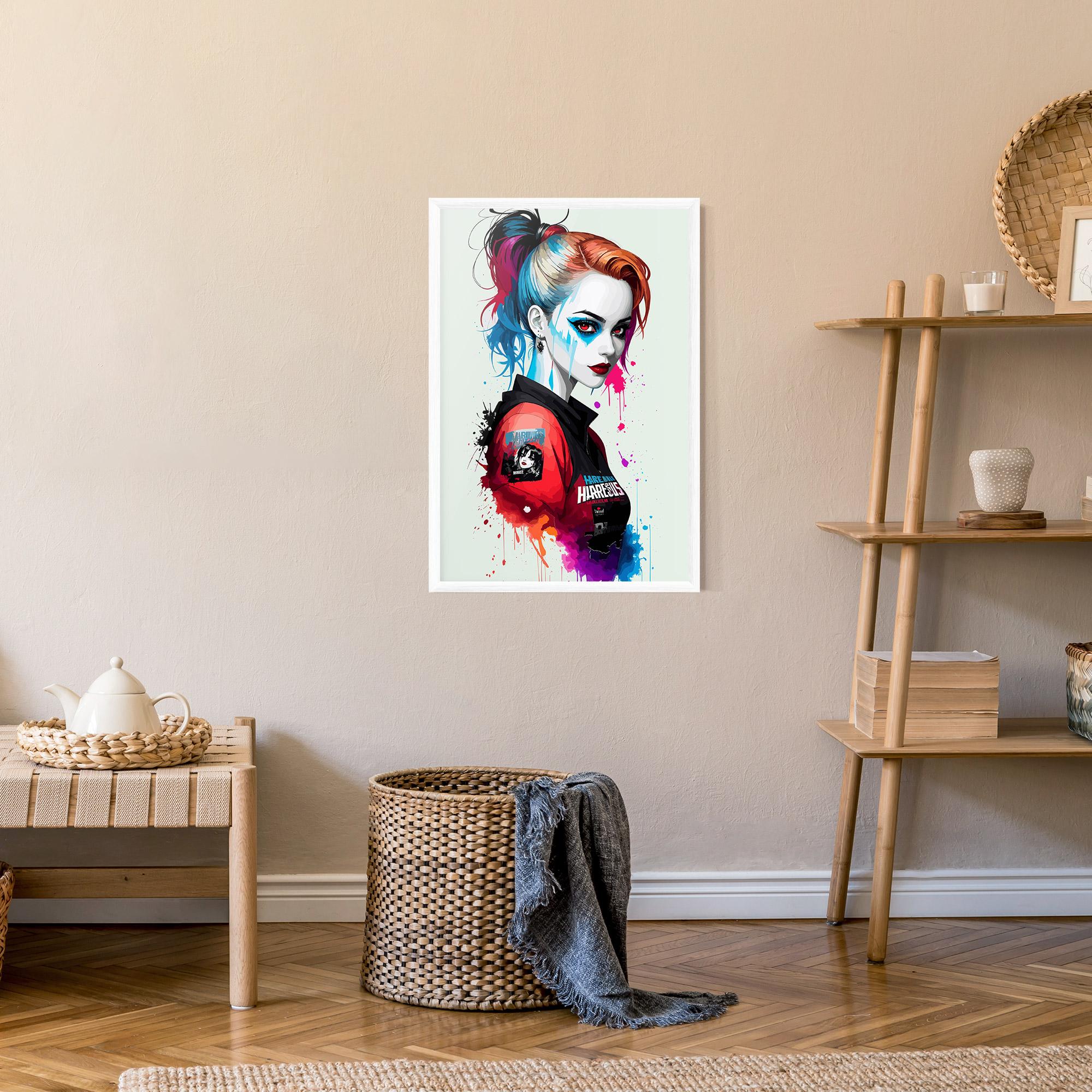Poster Înrămat Harley Quin mockup 9