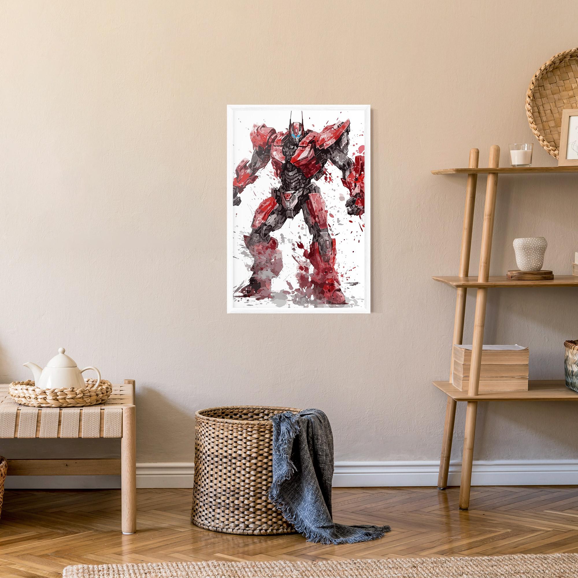 Poster Înrămat Red Sentinel Prime mockup 9