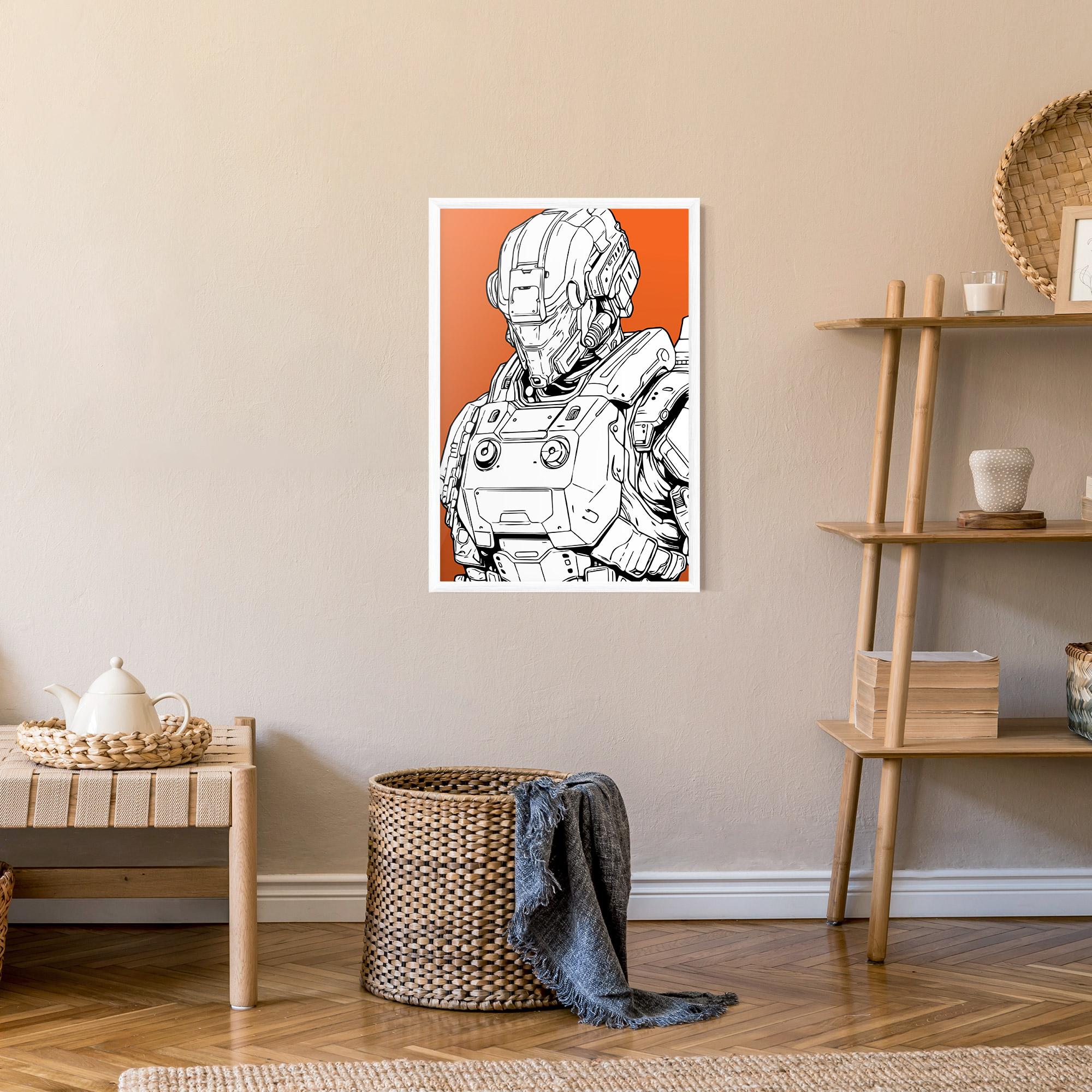 Poster Înrămat Robotech Armor mockup 9