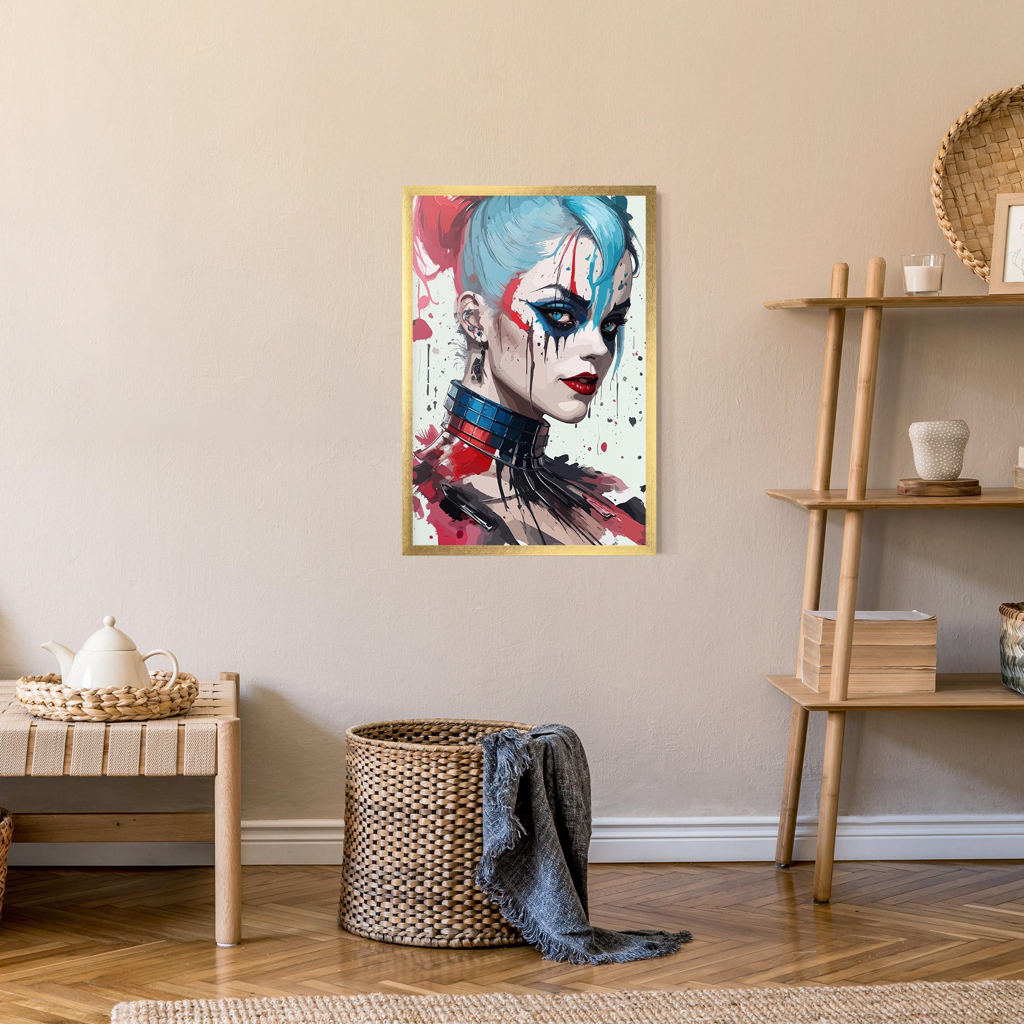 Poster Înrămat Art Harley Quin mockup 9